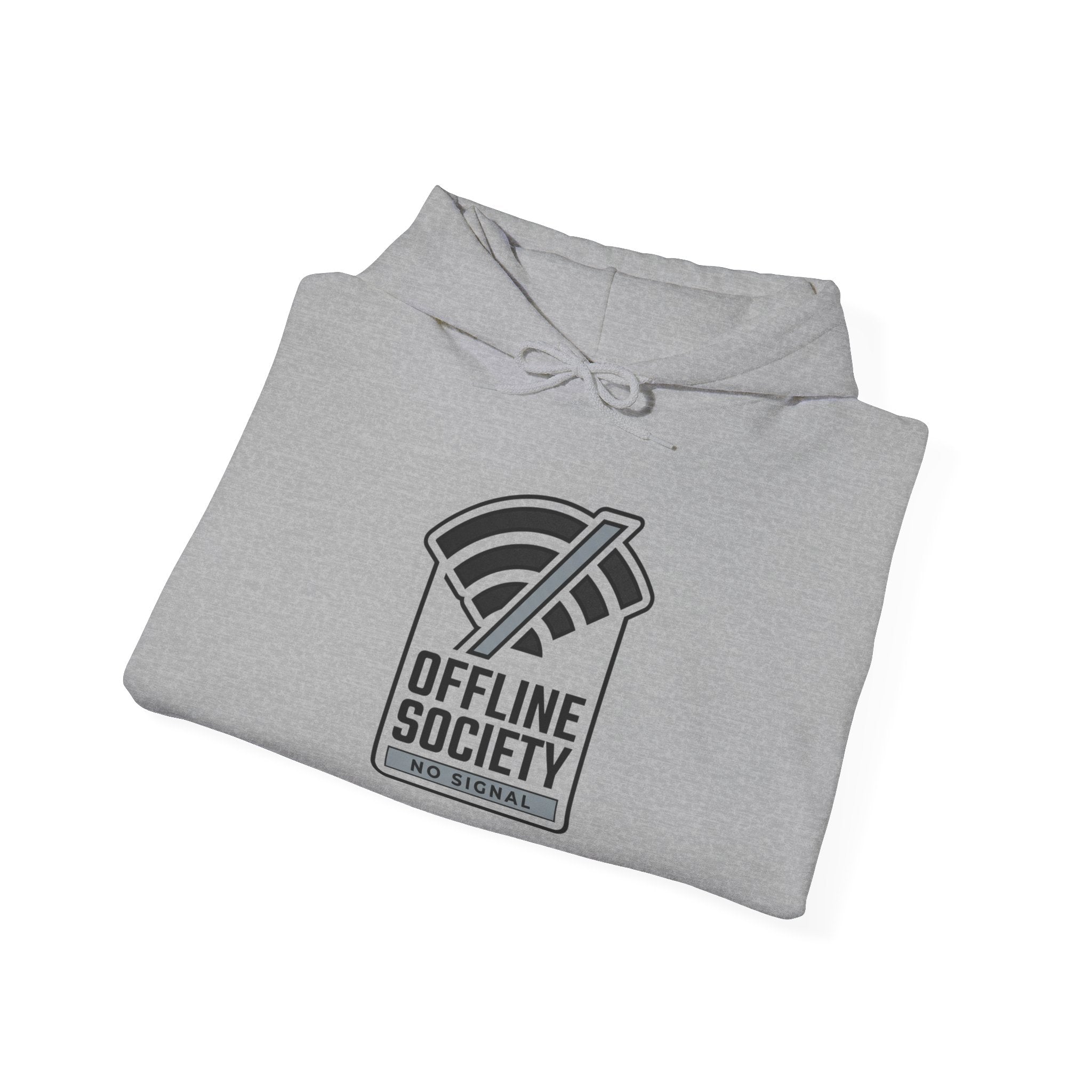 Offline Society “No Signal” Minimalist Hoodie