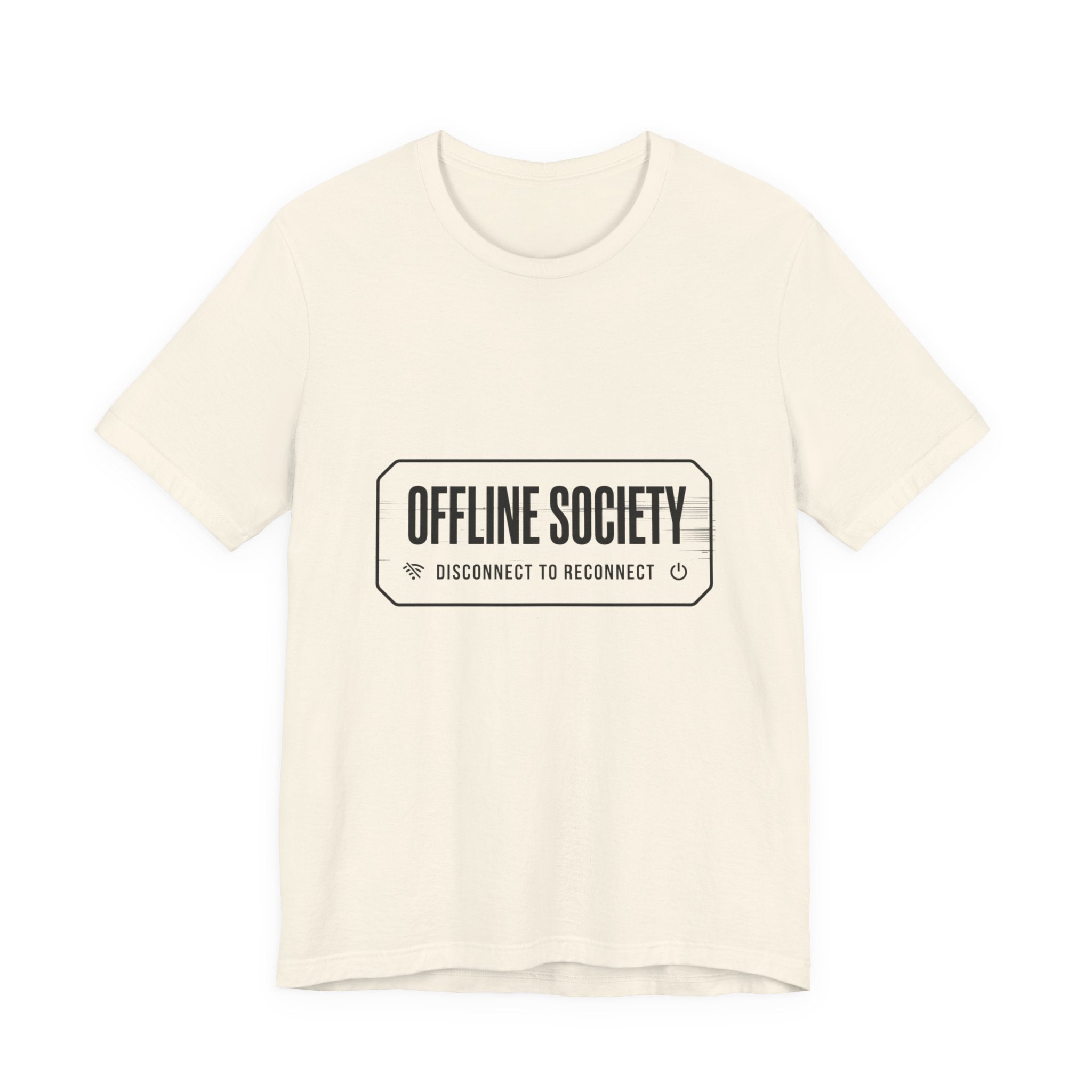 Offline Society Minimal Logo Tee