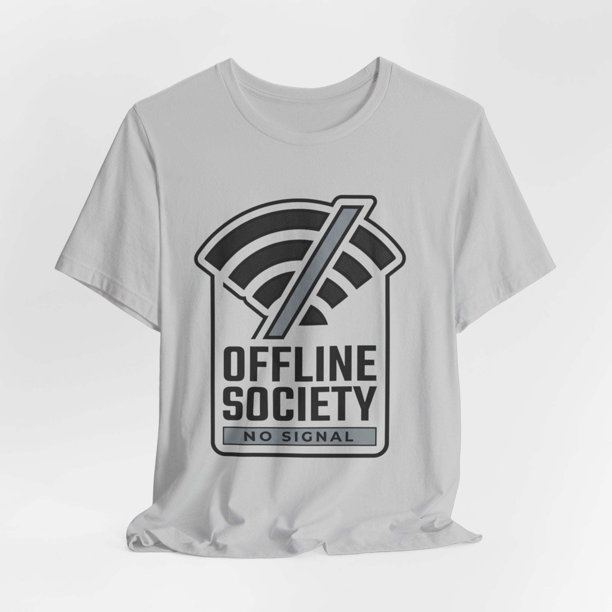 Offline Society Minimal Tee — No Signal