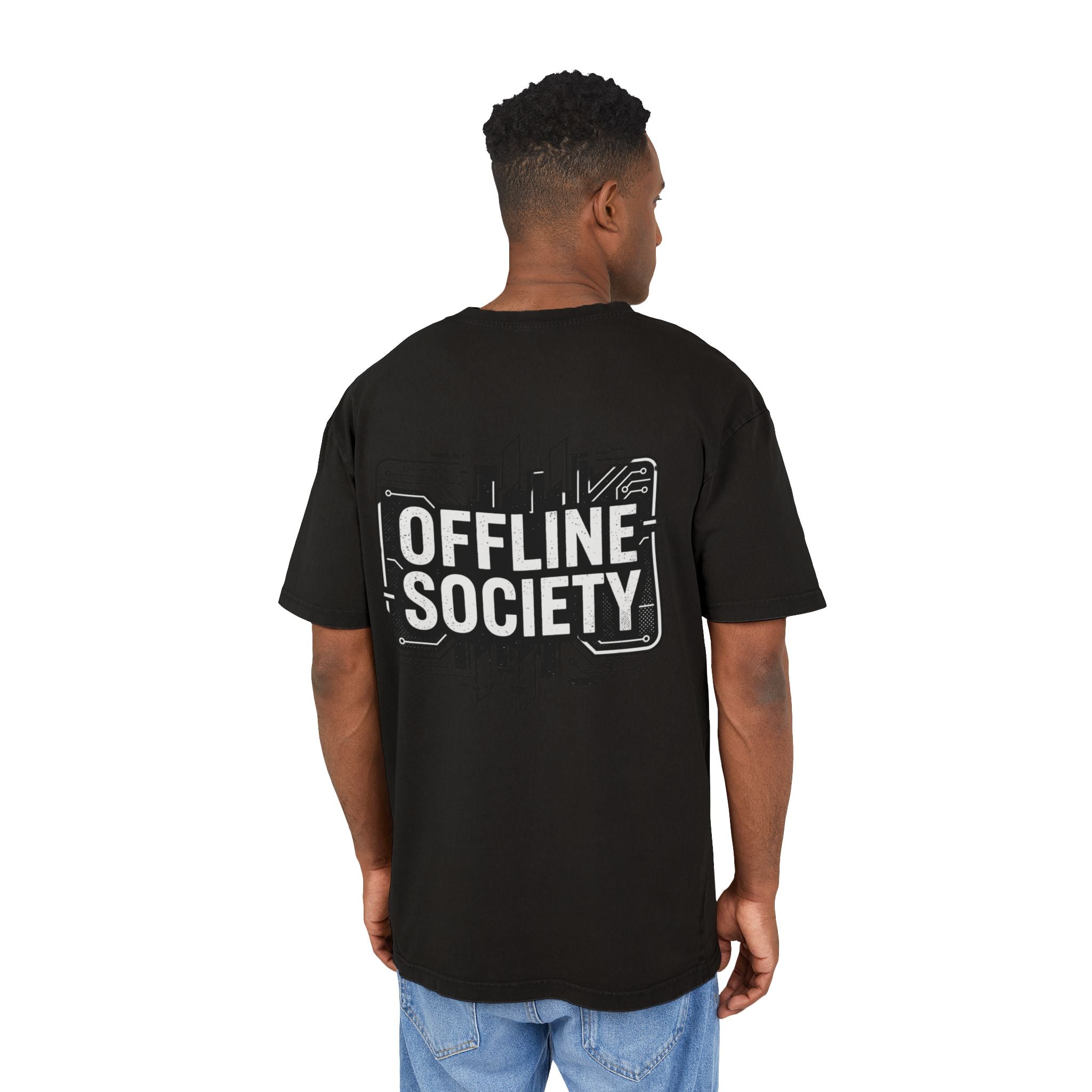 Offline Society Heavyweight Acid-Wash Tee