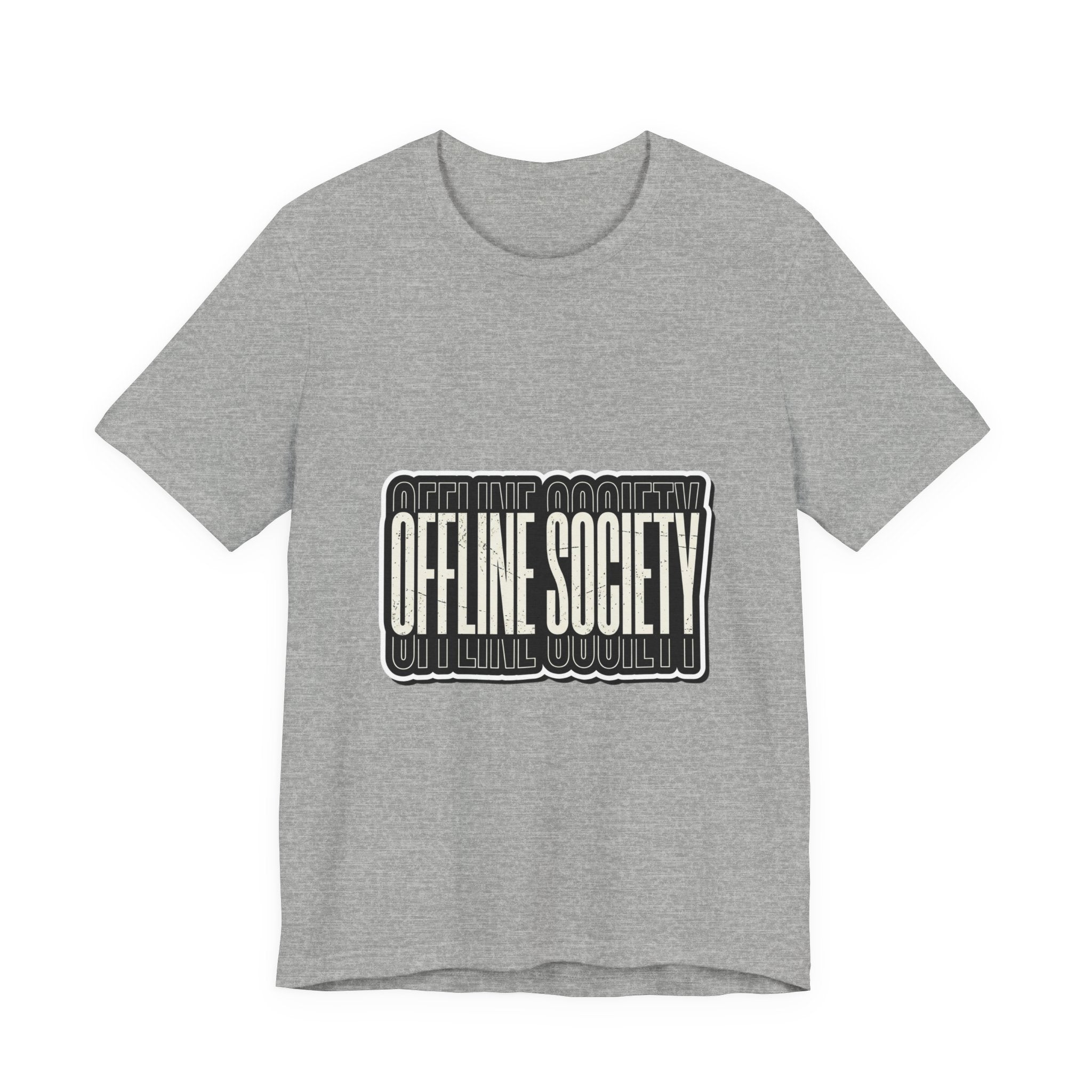 Offline Society Warp Logo Tee