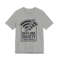 Offline Society Minimal Tee — No Signal