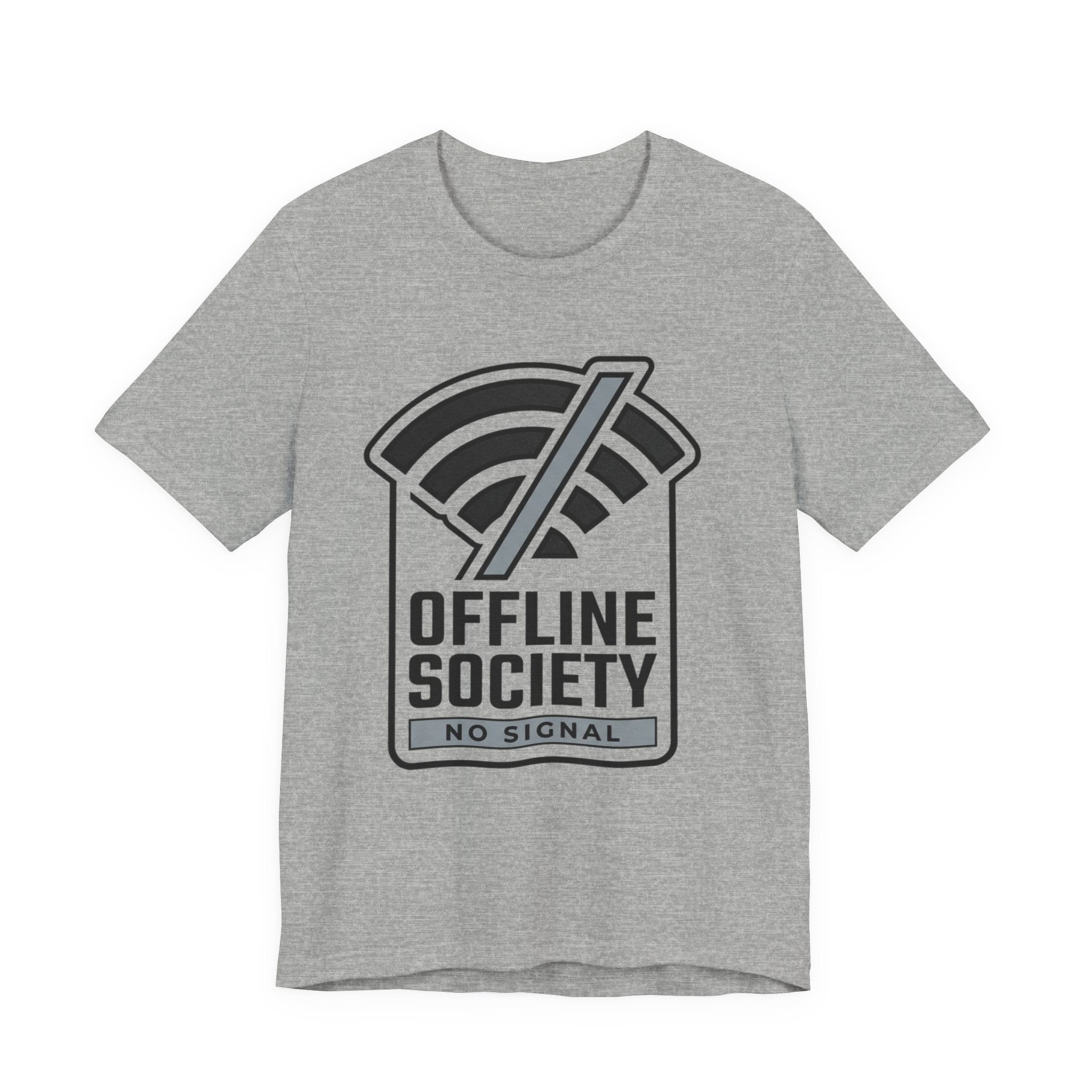 Offline Society Minimal Tee — No Signal
