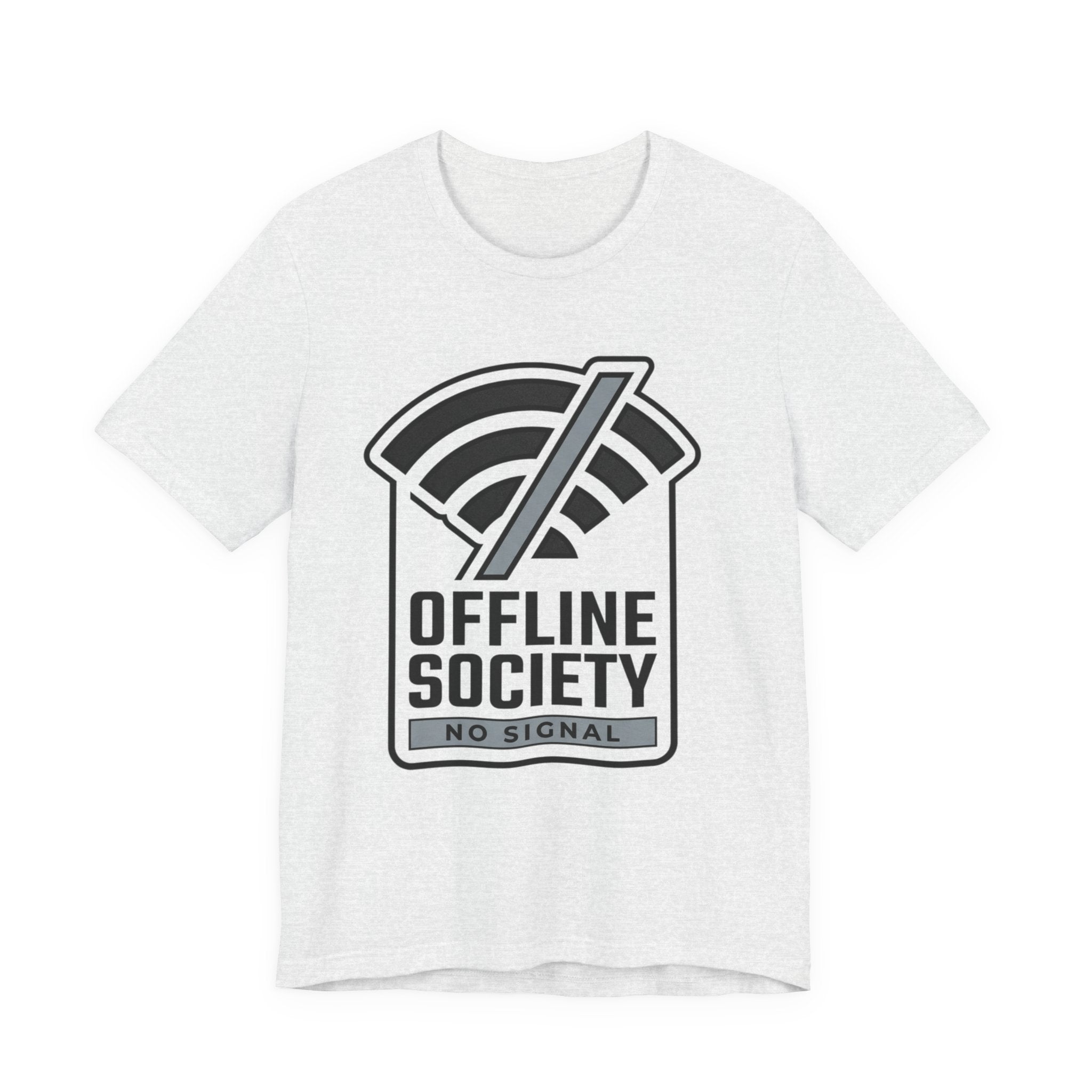 Offline Society Minimal Tee — No Signal