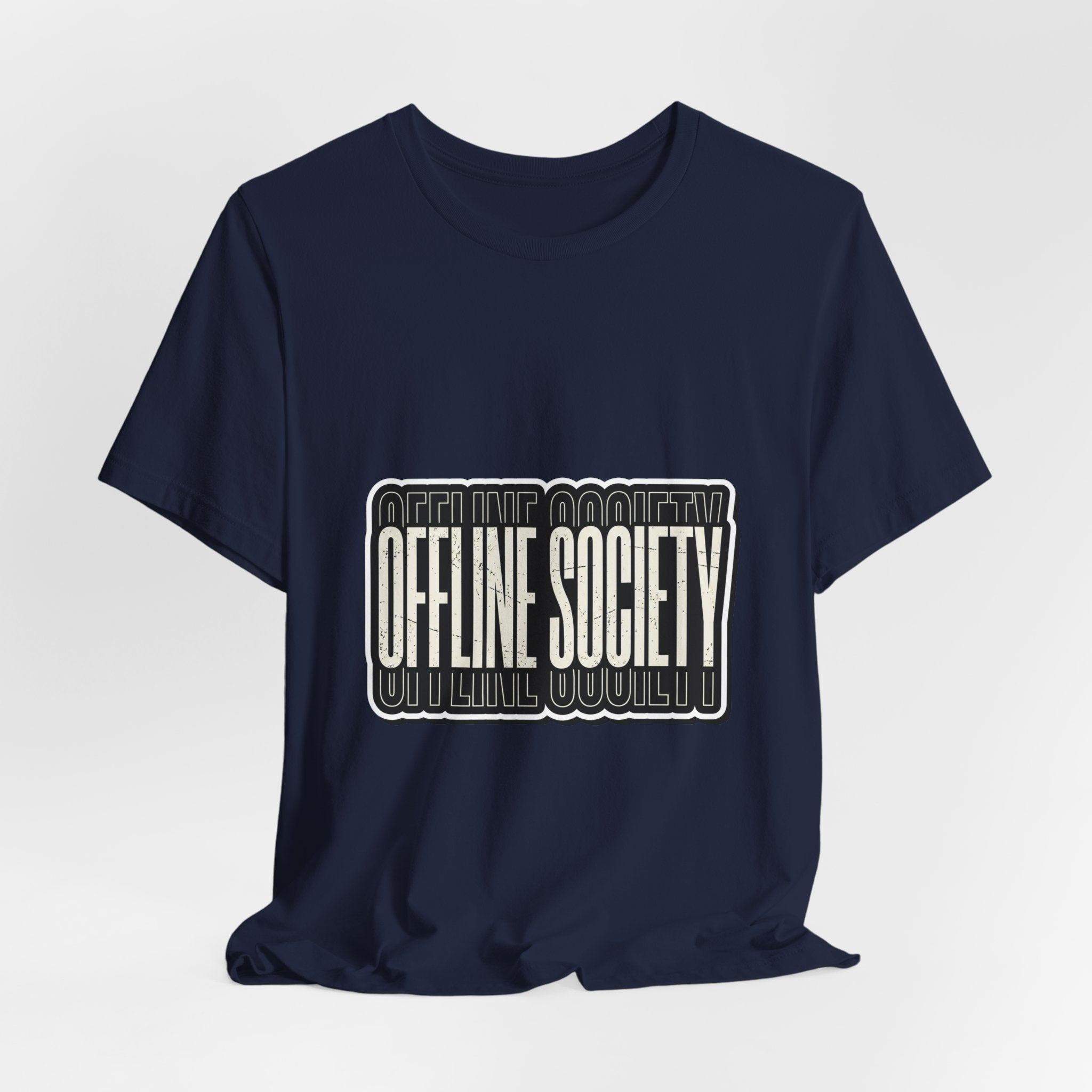 Offline Society Warp Logo Tee