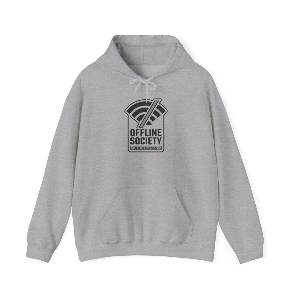 Offline Society “No Signal” Minimalist Hoodie