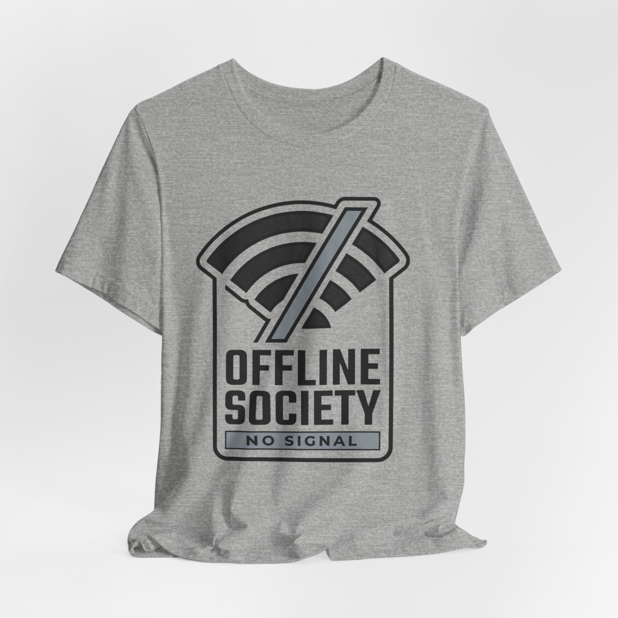 Offline Society Minimal Tee — No Signal
