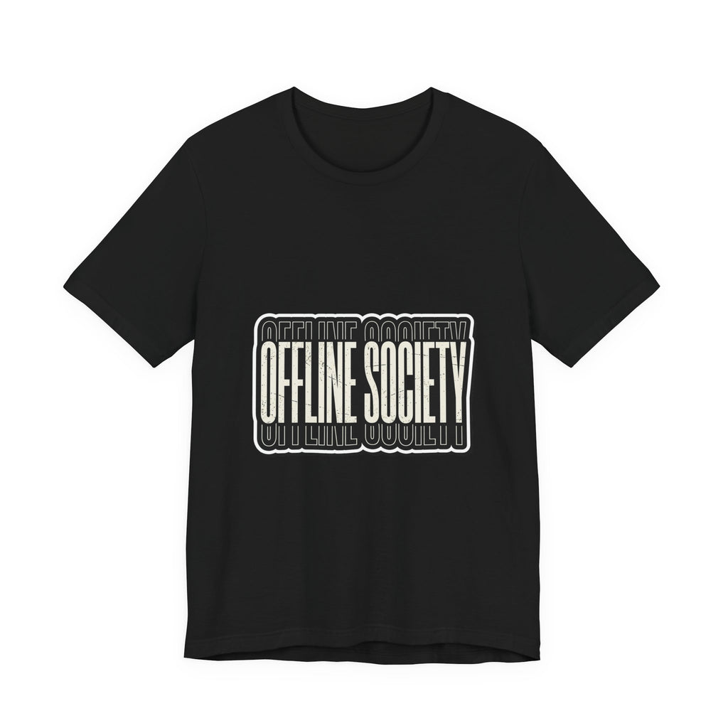 Offline Society Warp Logo Tee