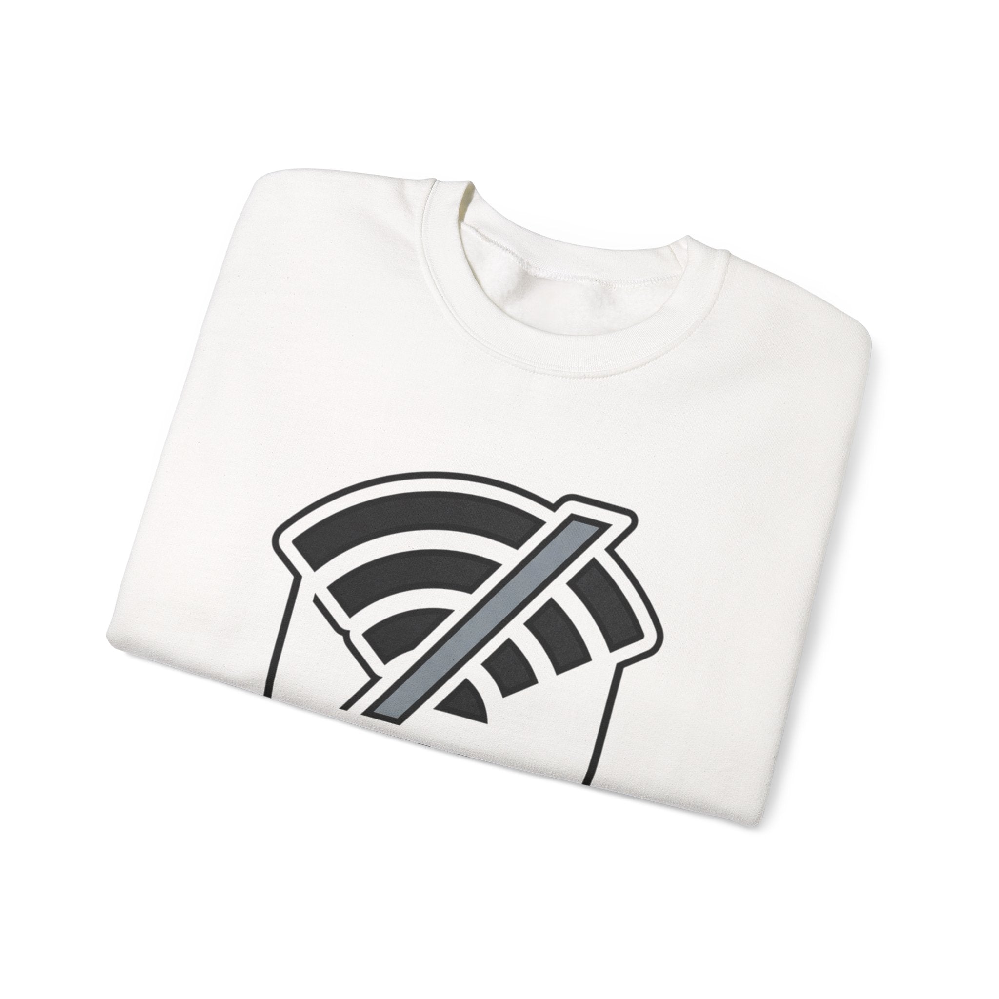 Offline Society Pink Sweatshirt | Minimal Digital Detox Crewneck