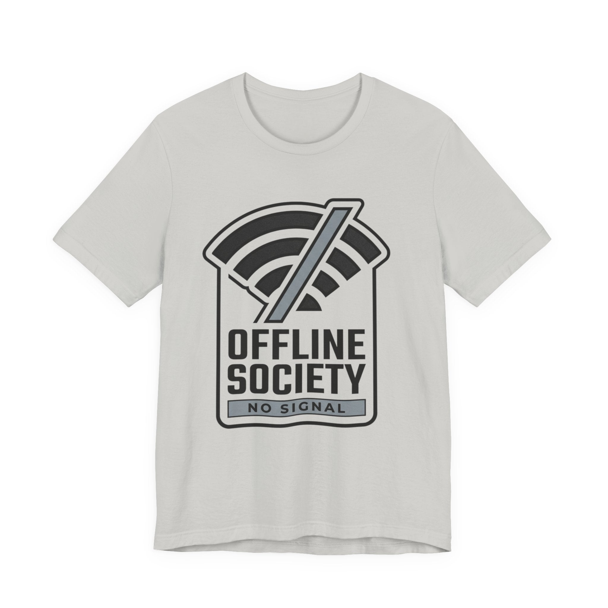Offline Society Minimal Tee — No Signal