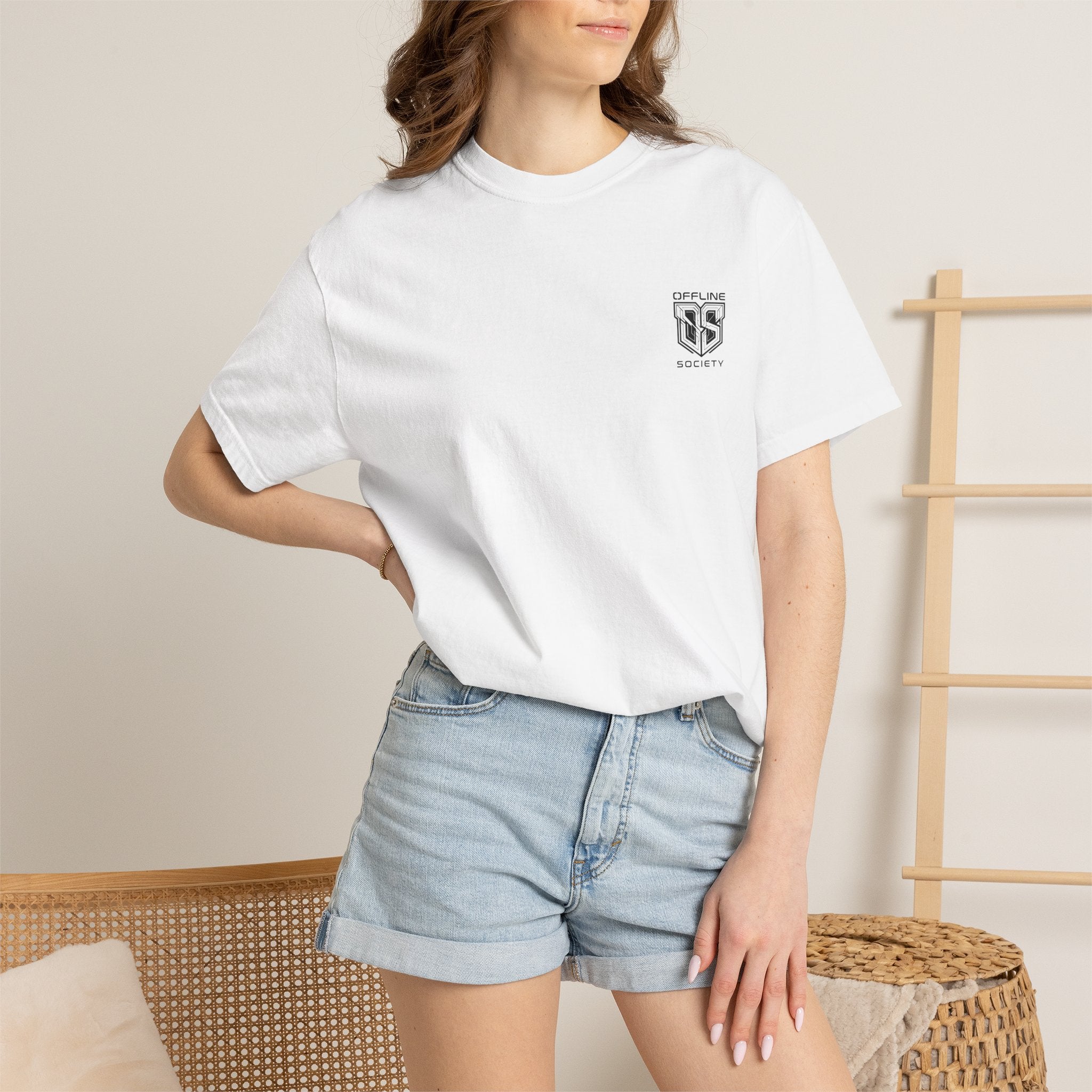 OFFLINE SOCIETY Oversized Streetwear Tee