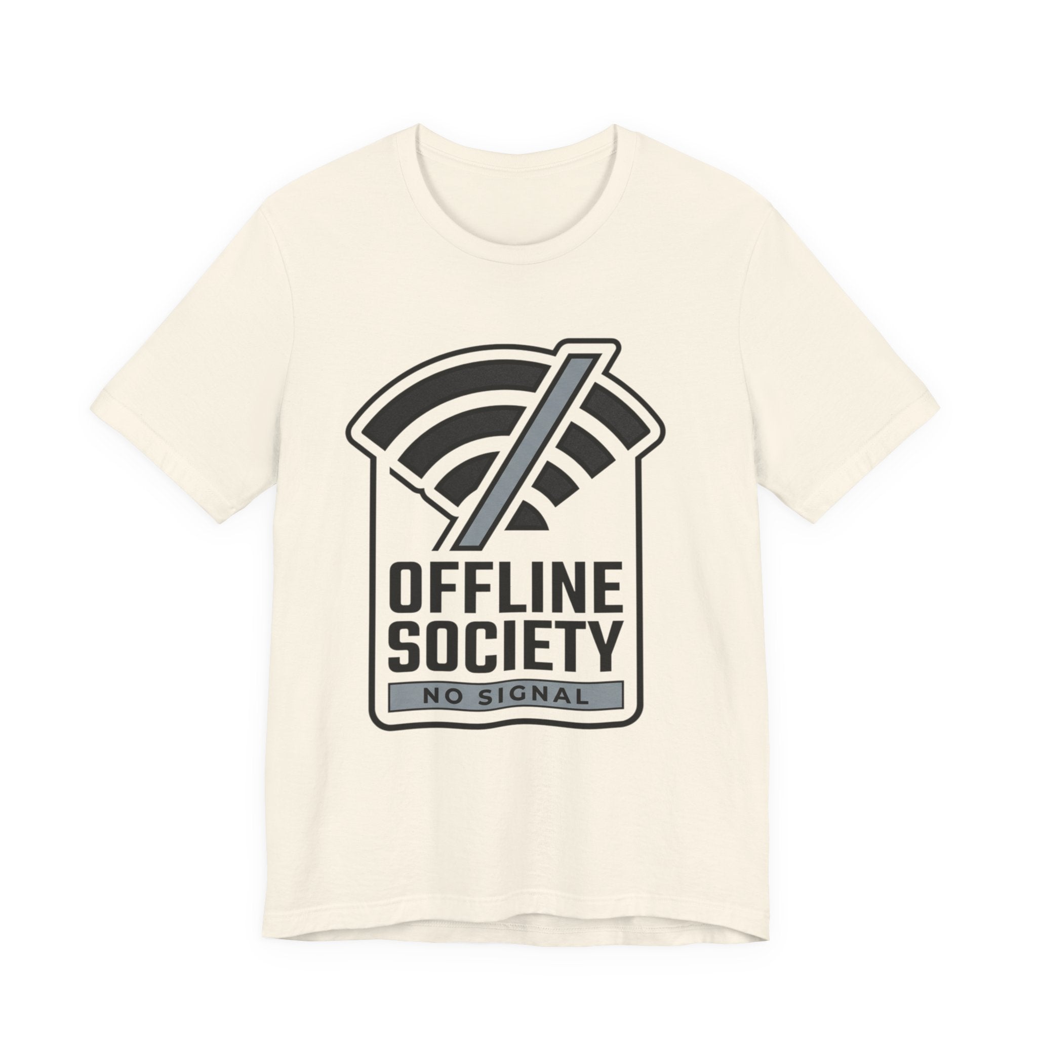 Offline Society Minimal Tee — No Signal