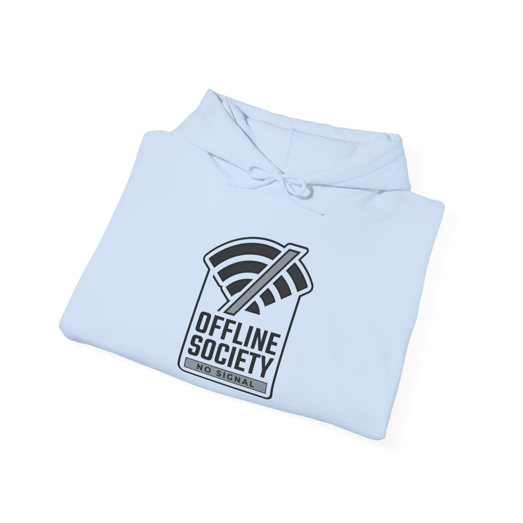 Offline Society “No Signal” Minimalist Hoodie