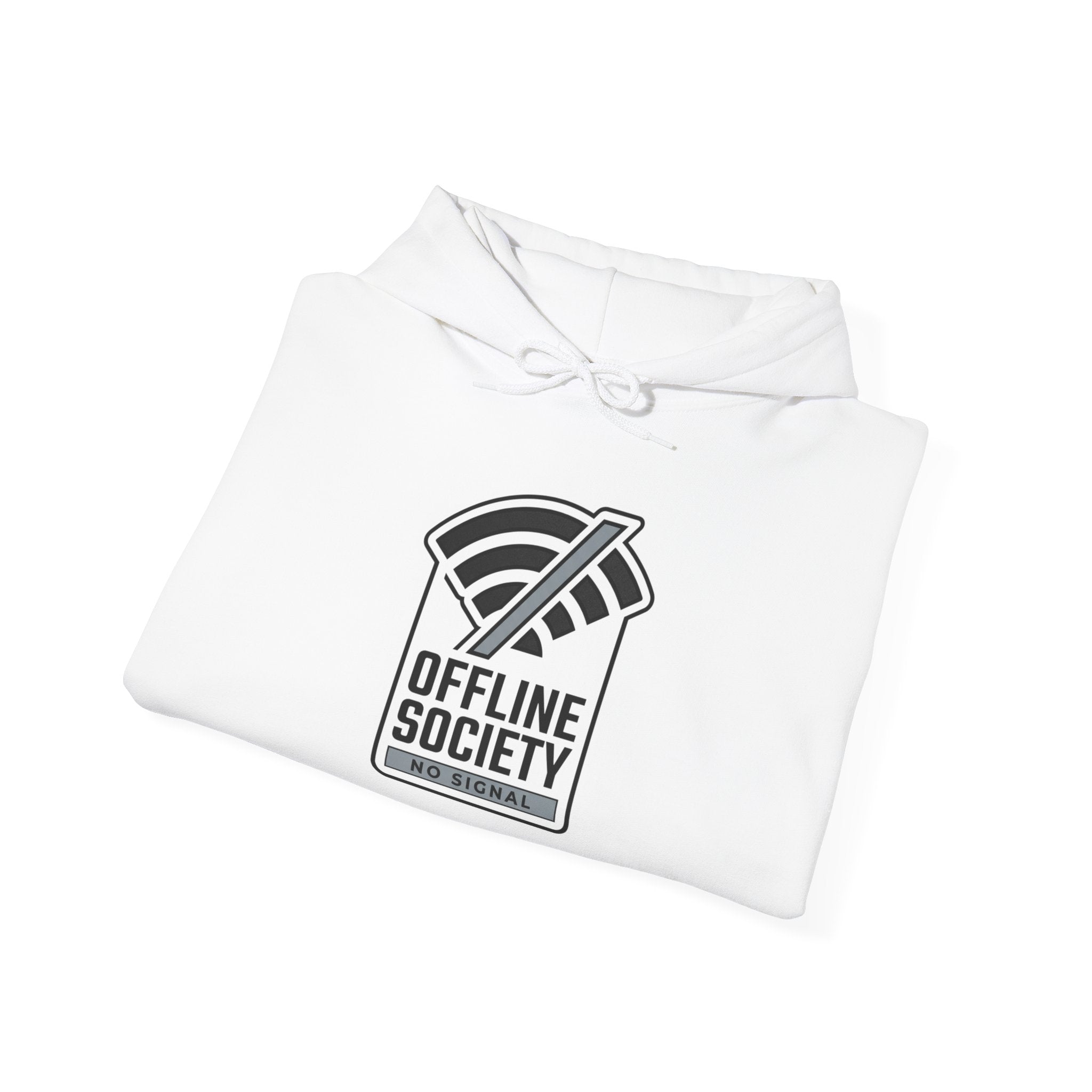 Offline Society “No Signal” Minimalist Hoodie