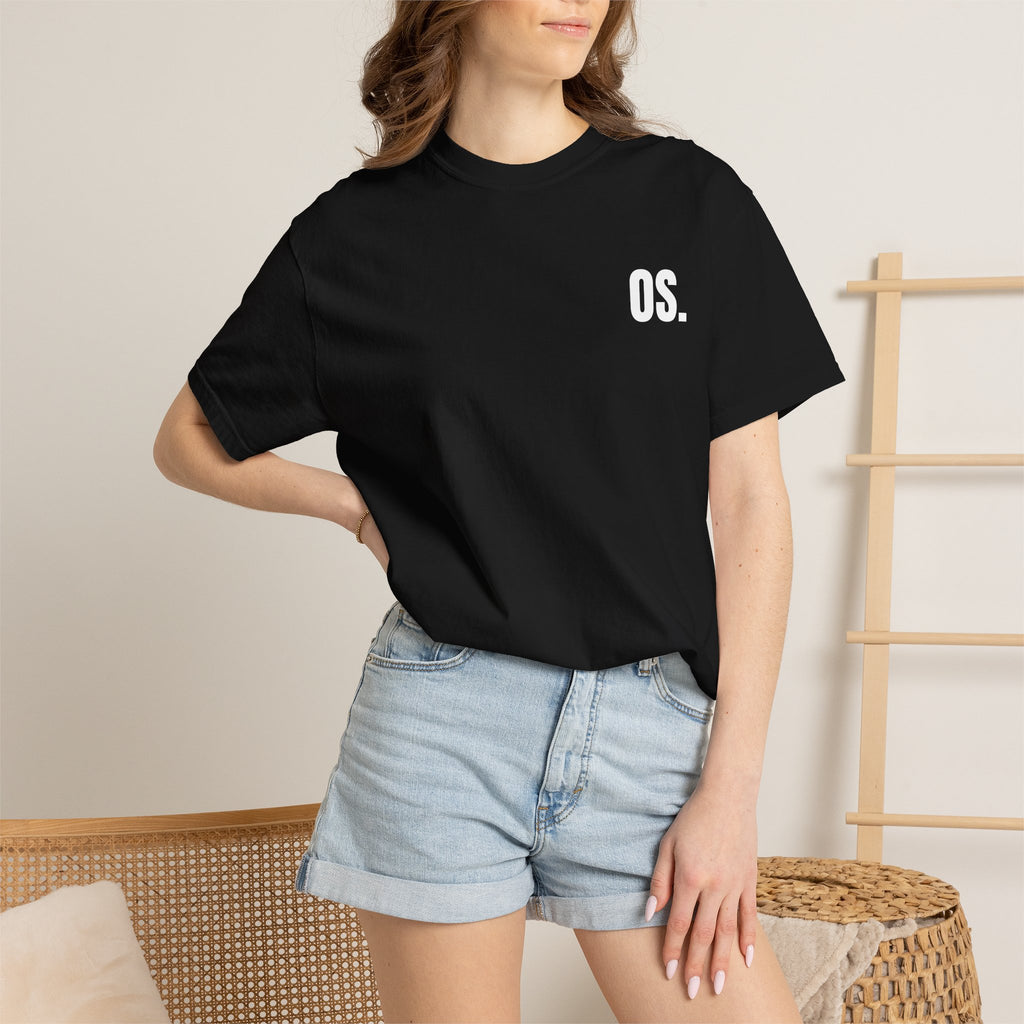 OS. Heavyweight Tee – Pepper