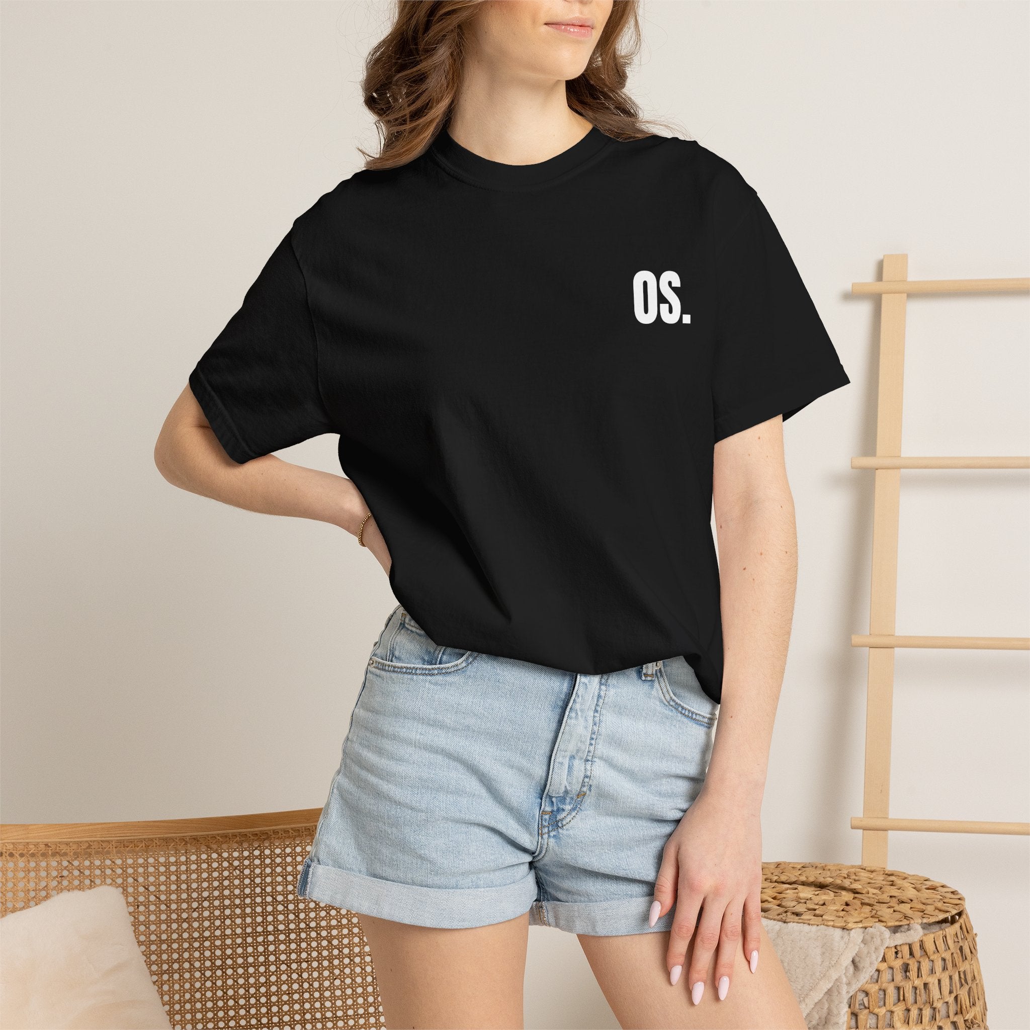 OS. Heavyweight Tee – Pepper