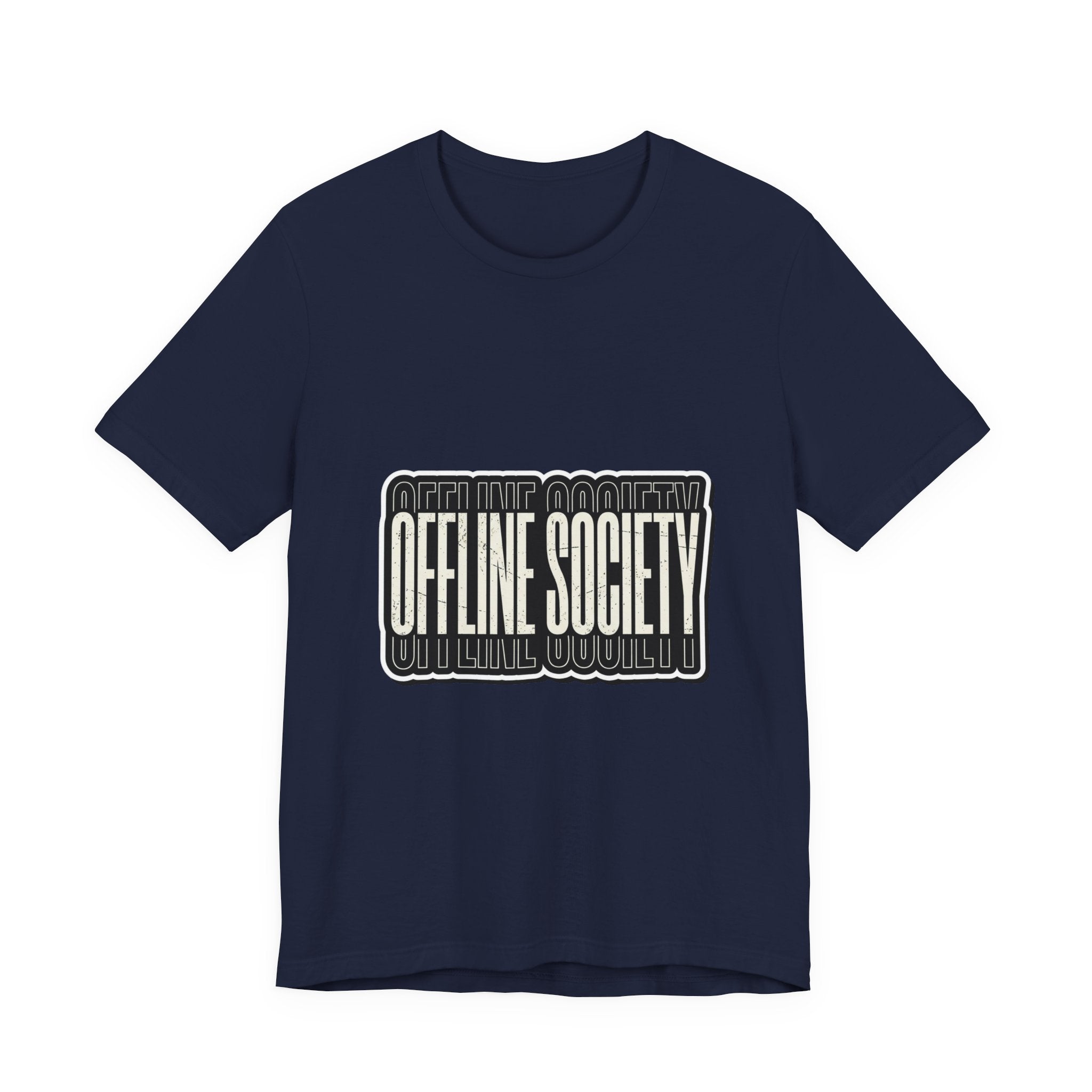 Offline Society Warp Logo Tee