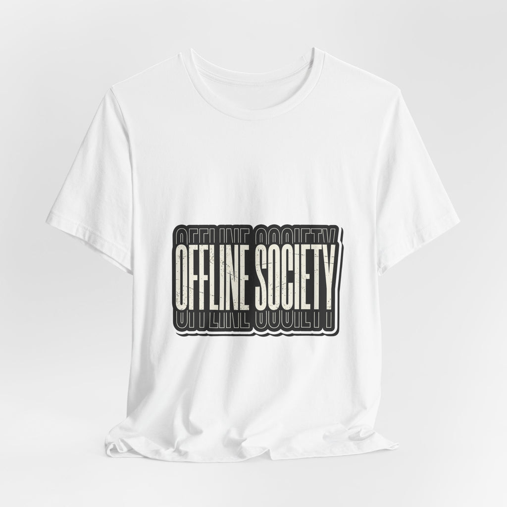 Offline Society Warp Logo Tee