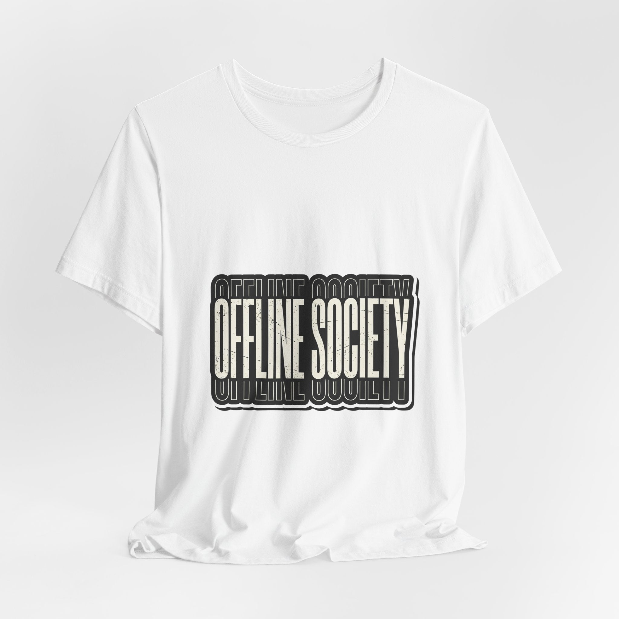 Offline Society Warp Logo Tee
