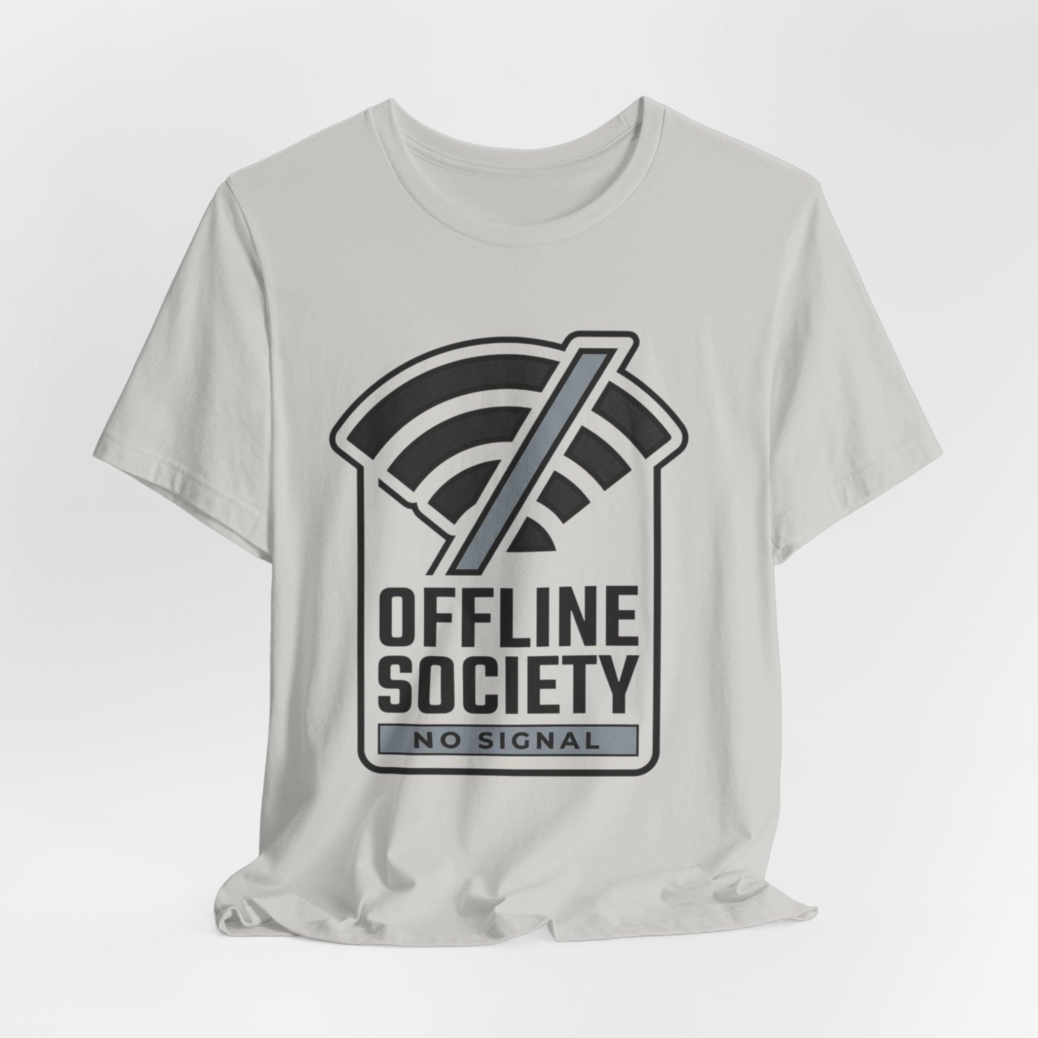 Offline Society Minimal Tee — No Signal