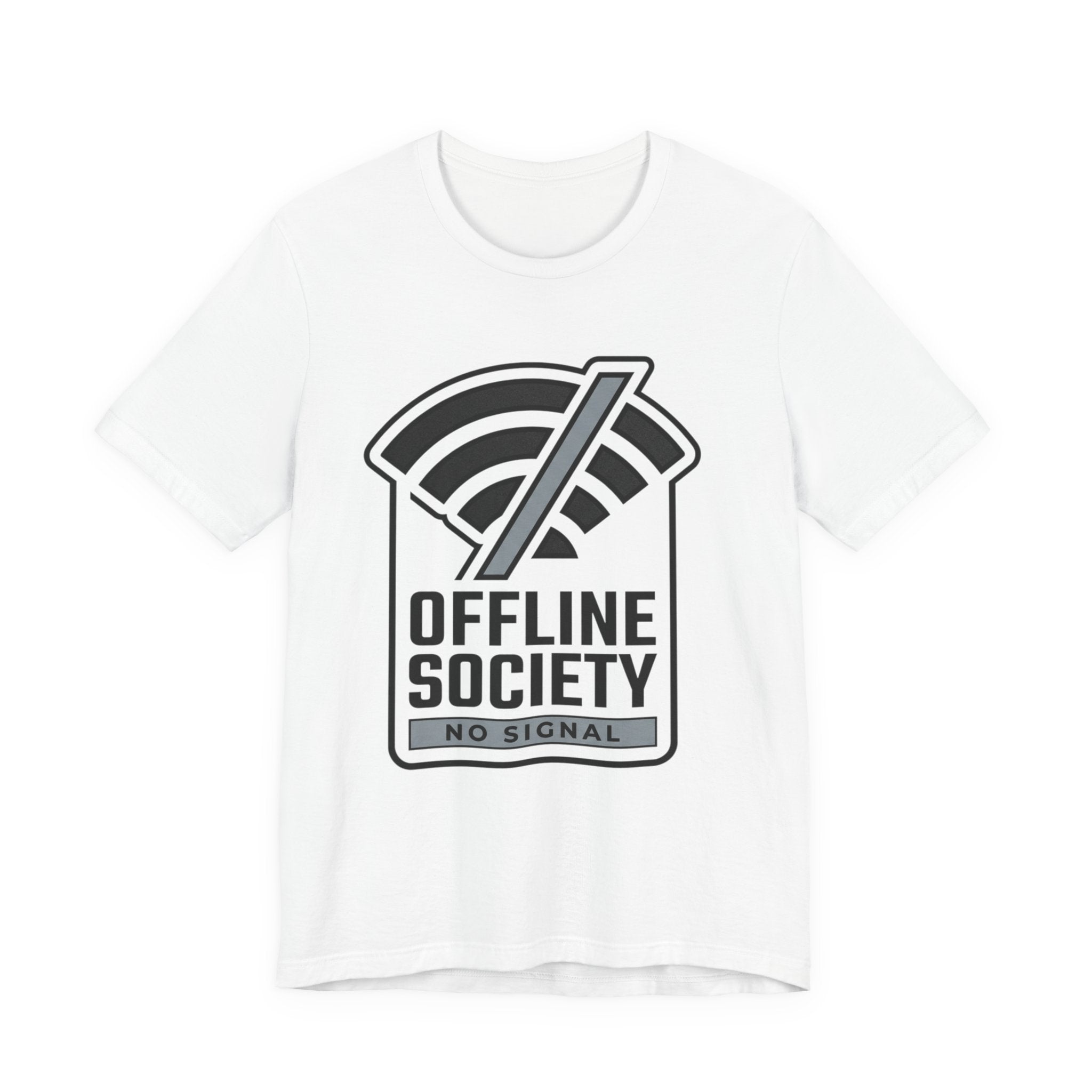 Offline Society Minimal Tee — No Signal