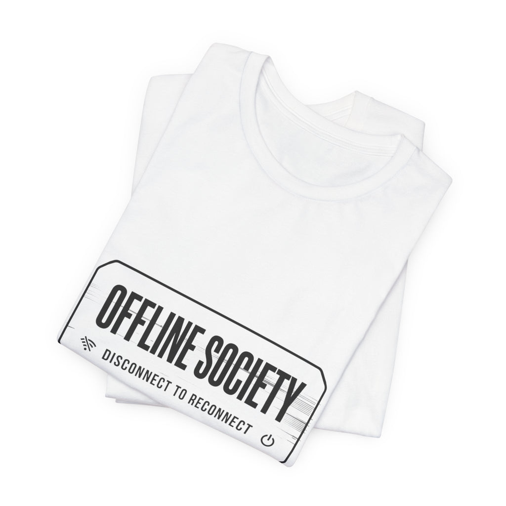 Offline Society Minimal Logo Tee