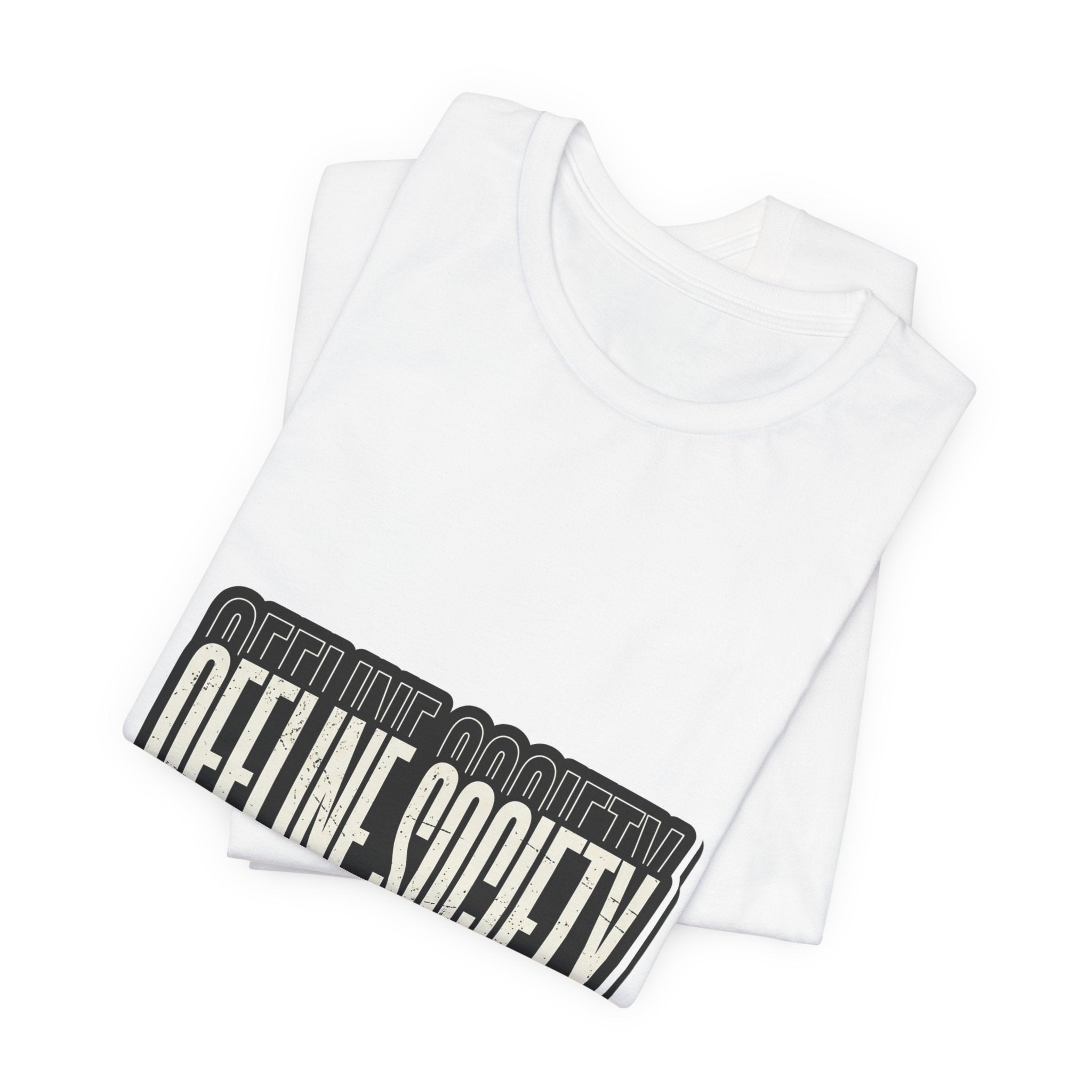 Offline Society Warp Logo Tee