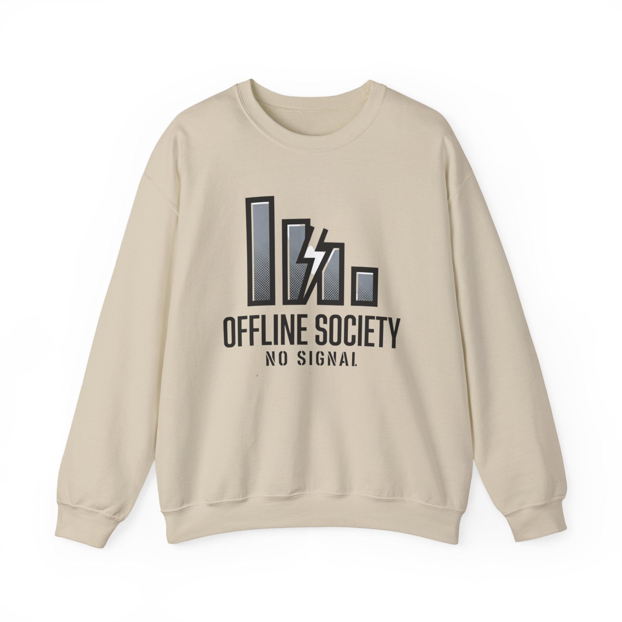 OFFLINE SOCIETY™ No Signal Crewneck