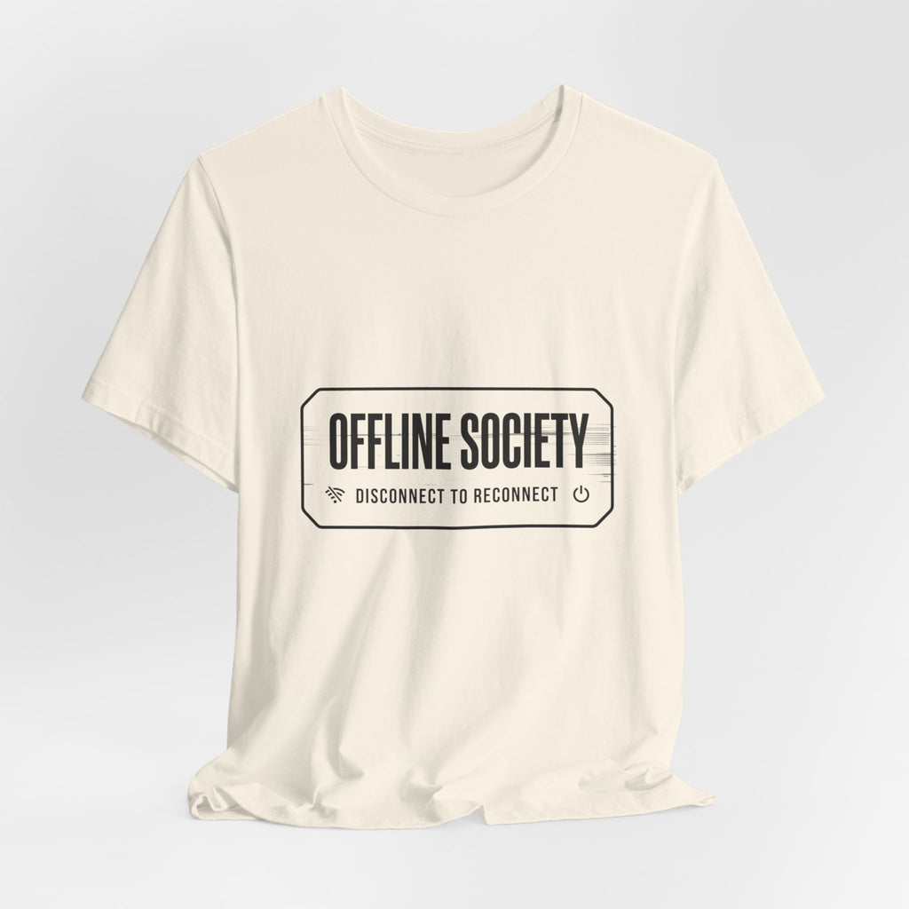 Offline Society Minimal Logo Tee