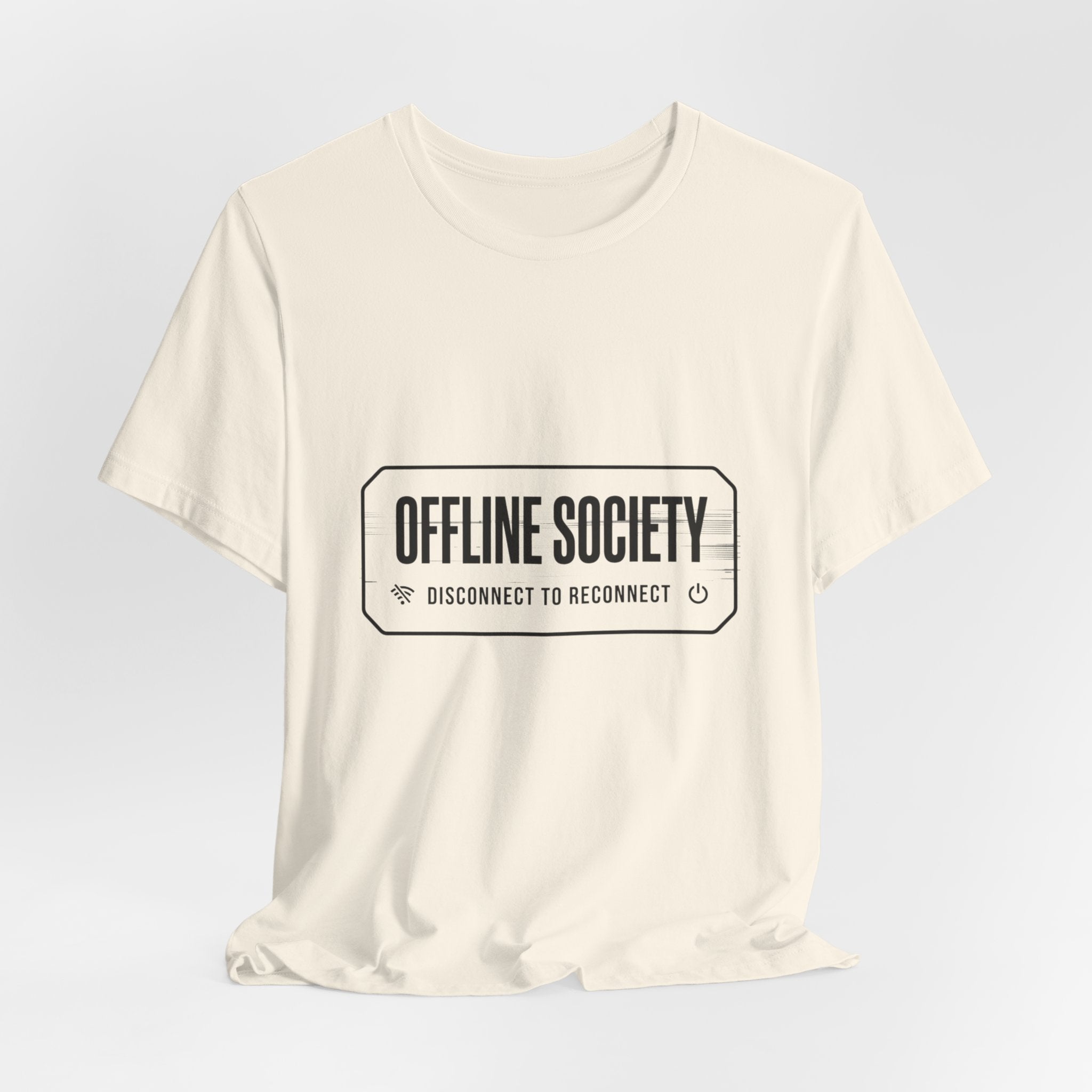 Offline Society Minimal Logo Tee