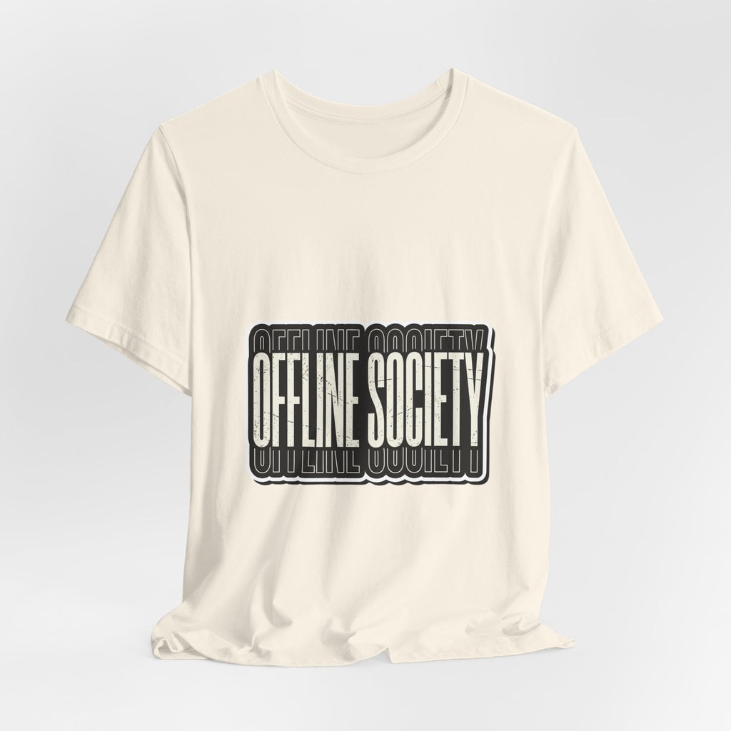 Offline Society Warp Logo Tee