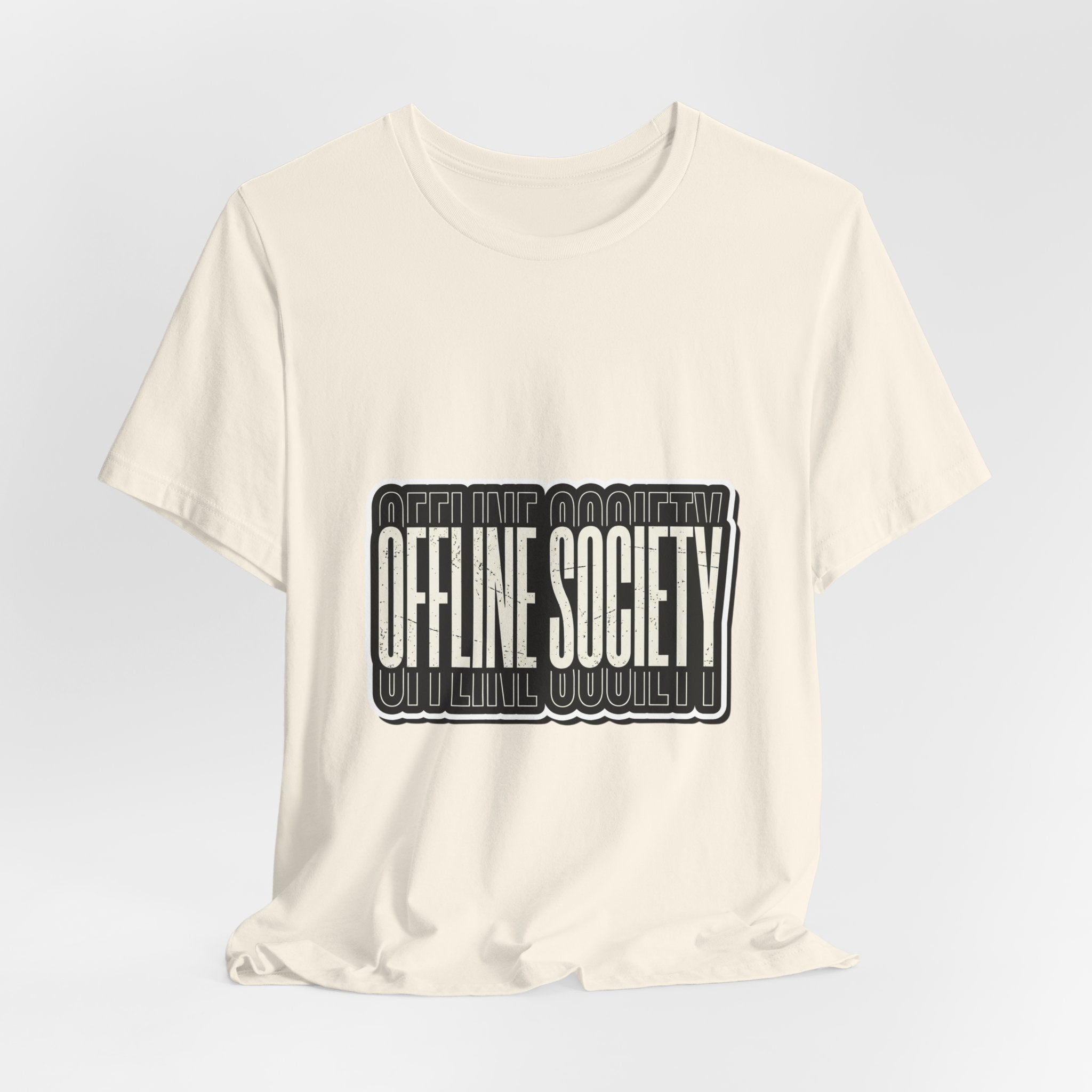 Offline Society Warp Logo Tee