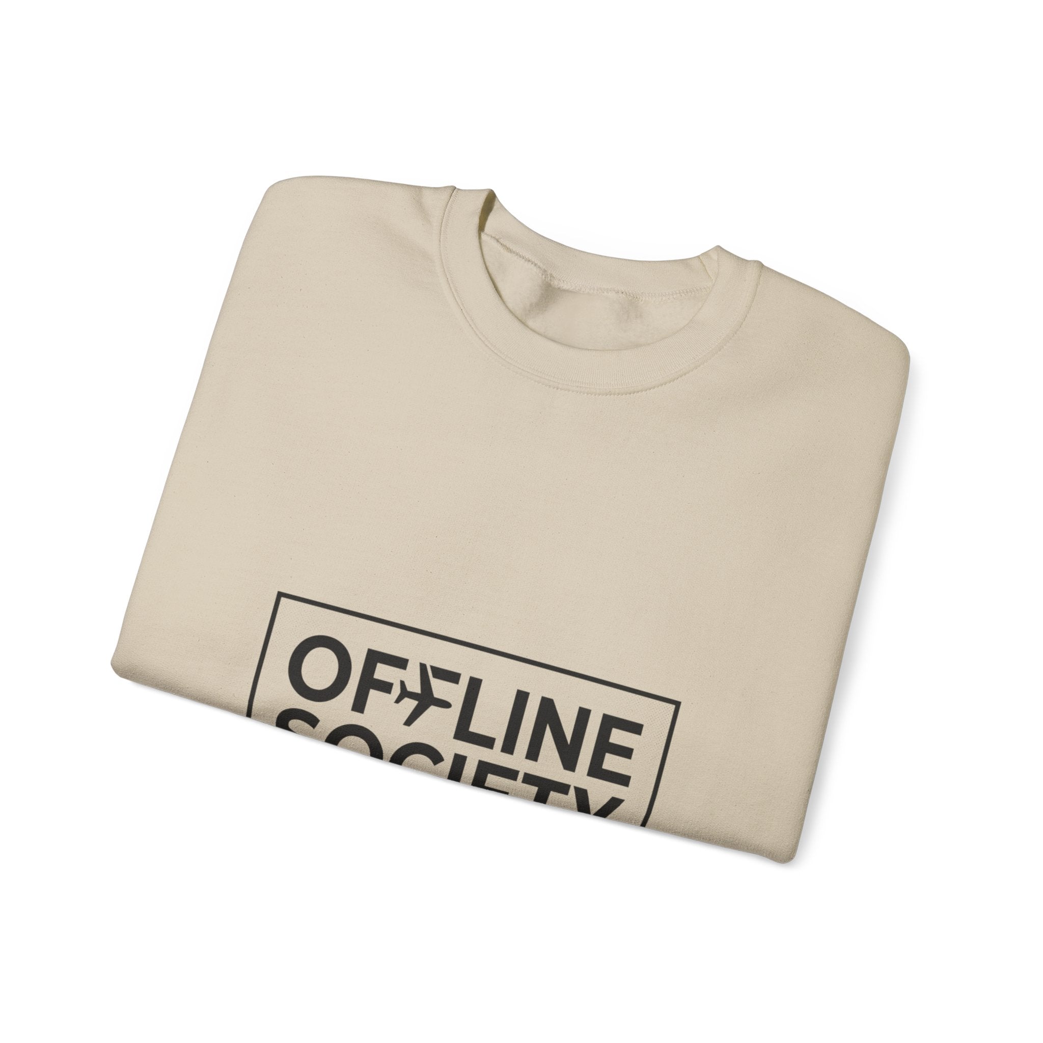 OFFLINE SOCIETY Rundhals-Sweatshirt