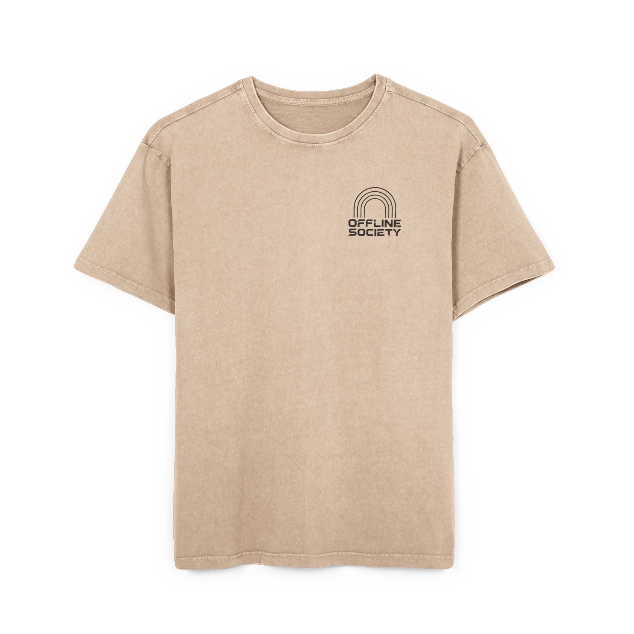 Offline Society Acid Wash Oversized Tee – Disconnect To Reconnect
