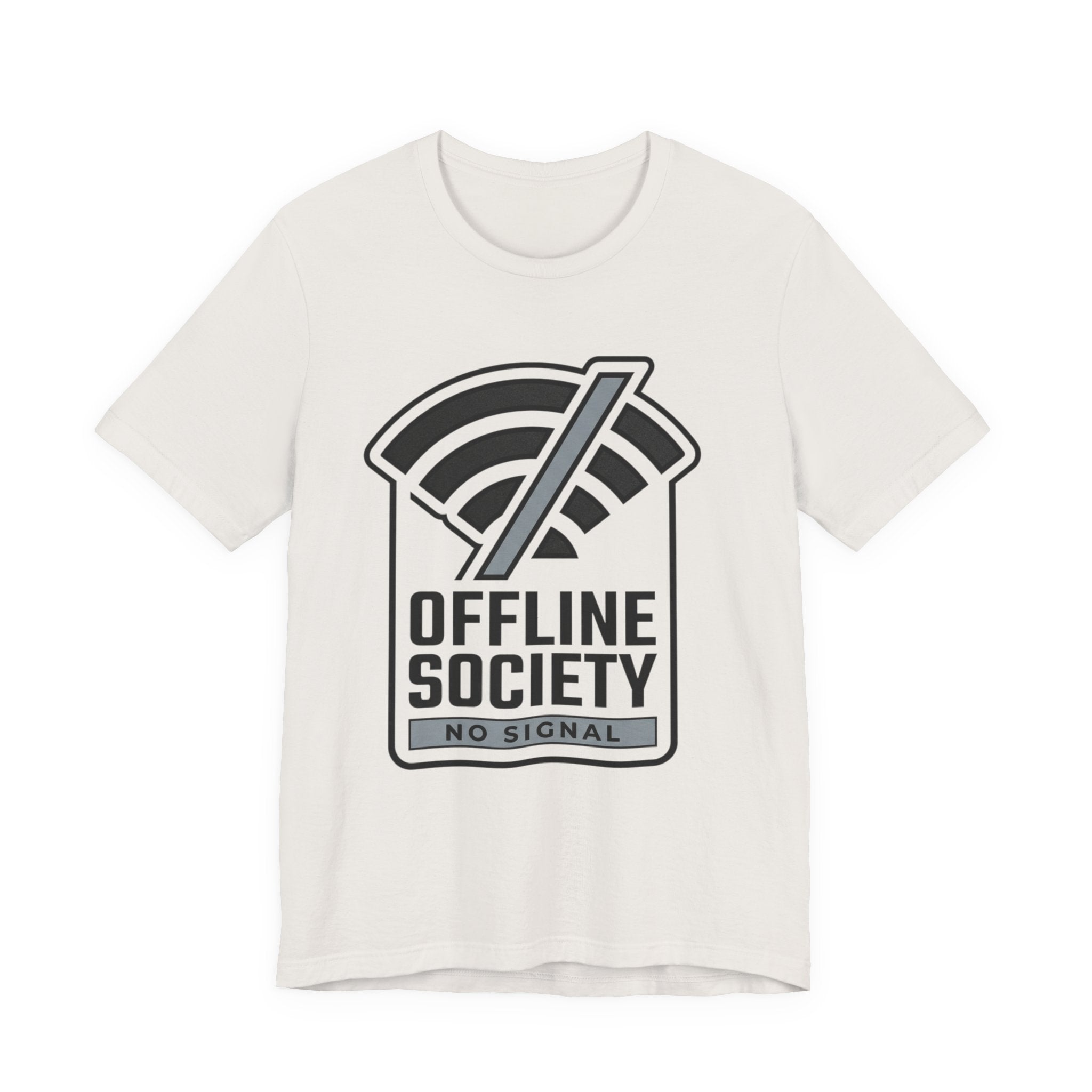 Offline Society Minimal Tee — No Signal