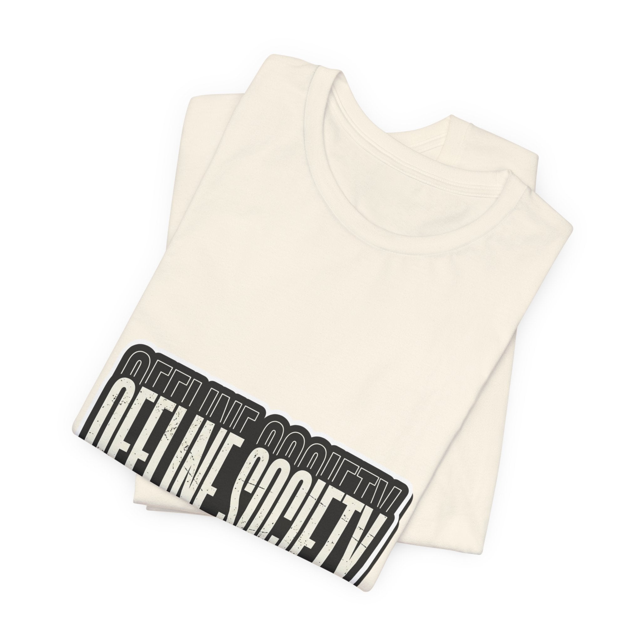 Offline Society Warp Logo Tee