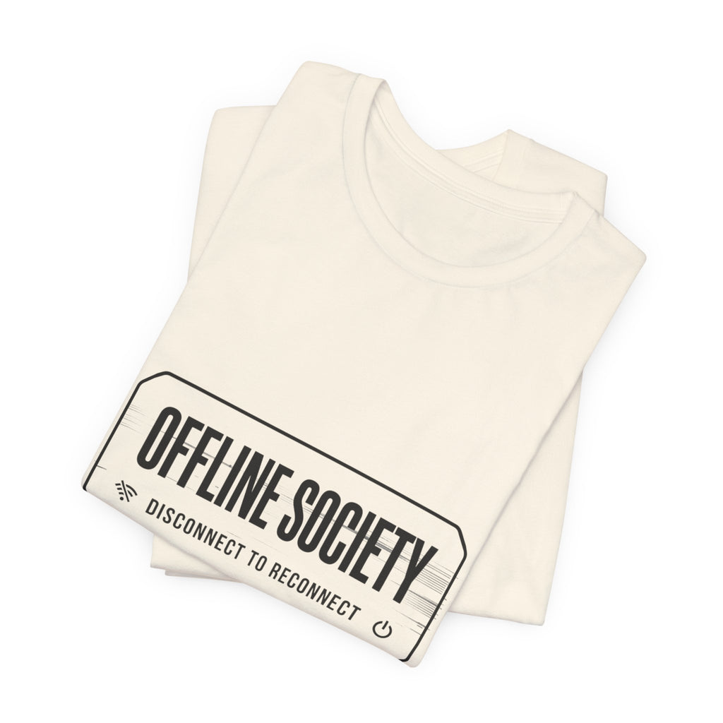 Offline Society Minimal Logo Tee