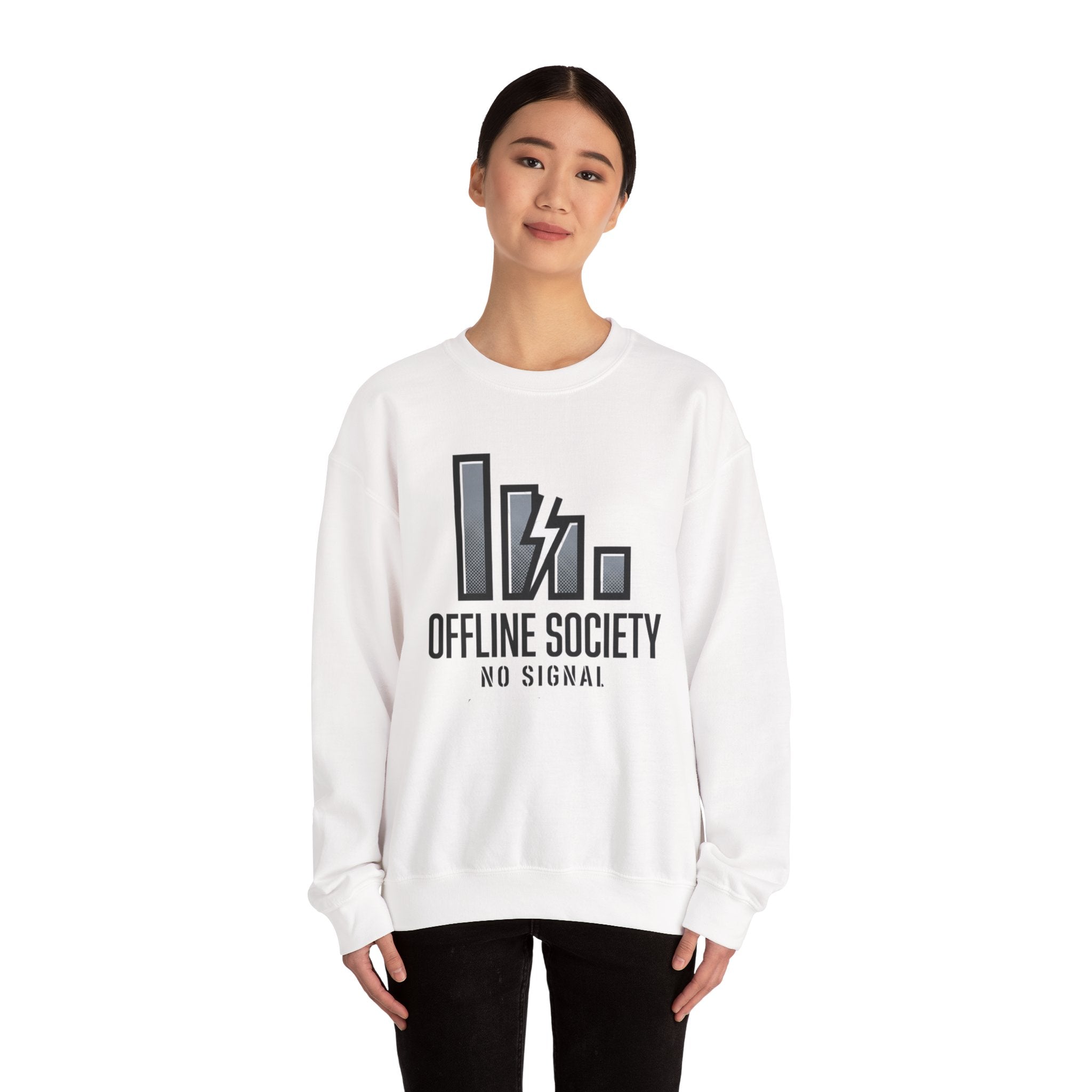 OFFLINE SOCIETY™ No Signal Crewneck