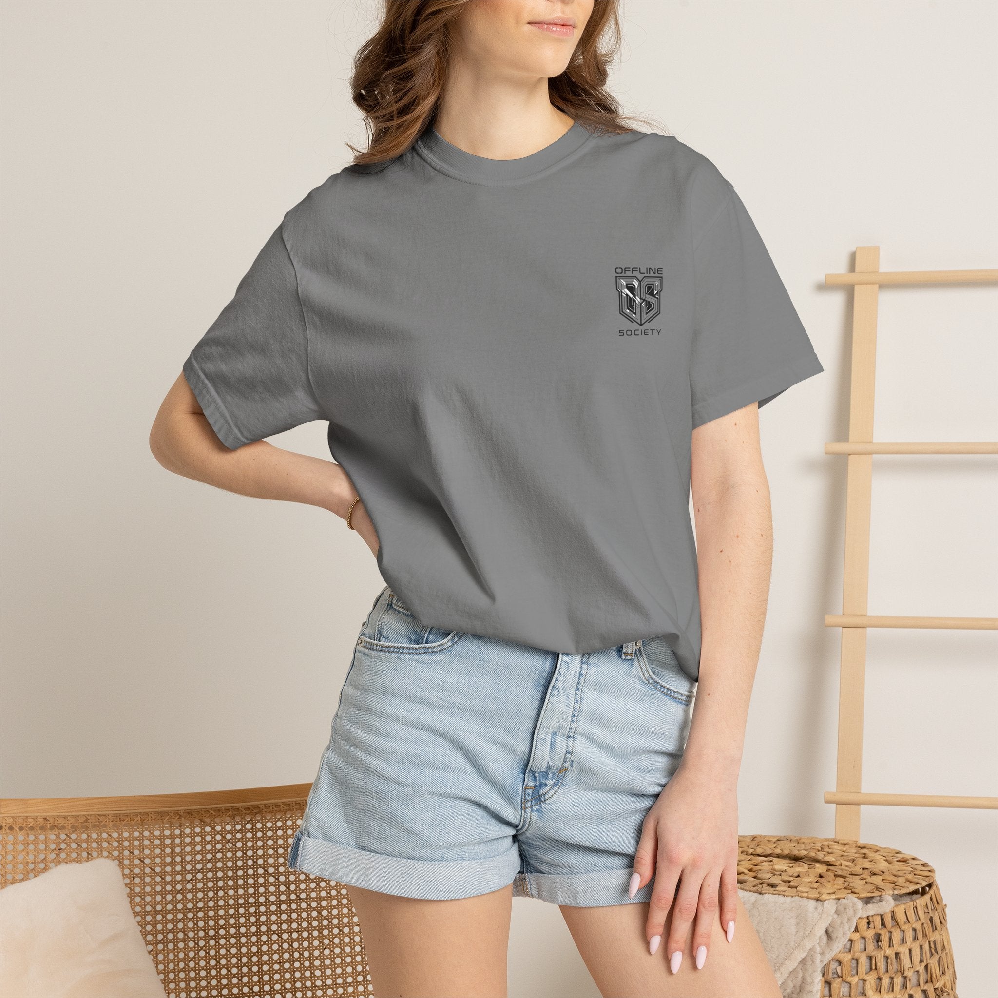 OFFLINE SOCIETY Oversized Streetwear Tee