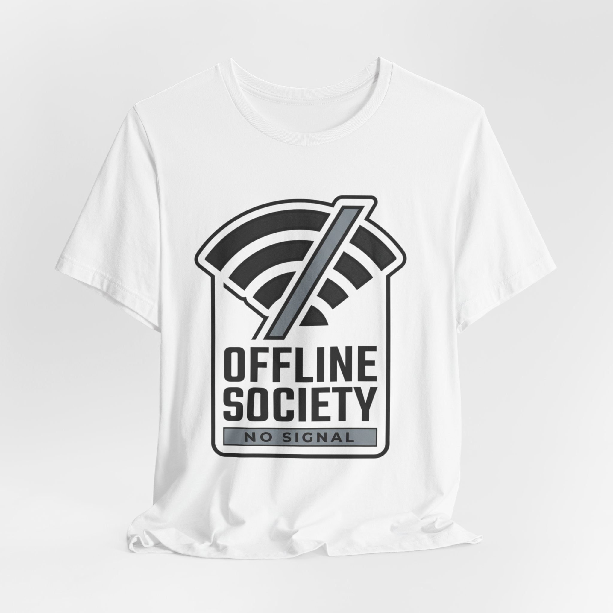 Offline Society Minimal Tee — No Signal