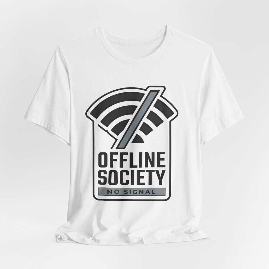 Offline Society Minimal Tee — No Signal