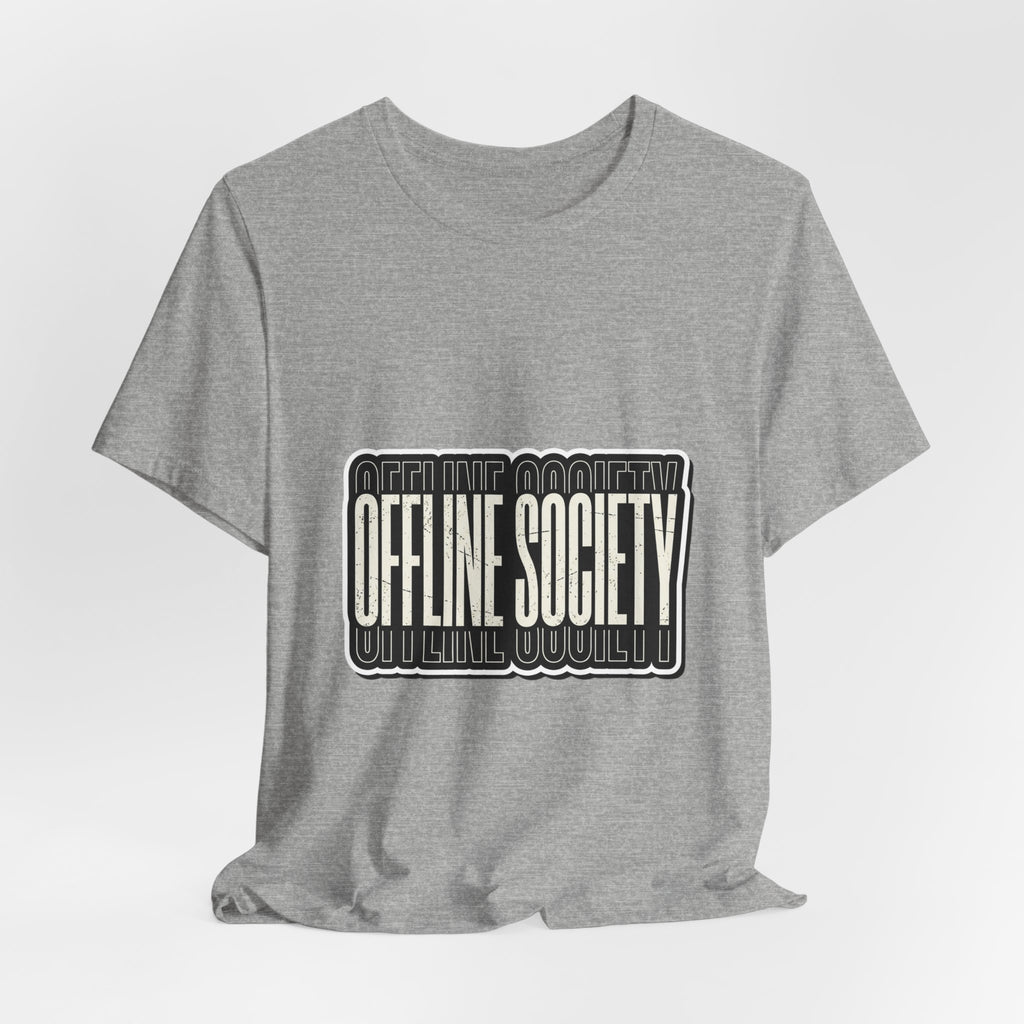 Offline Society Warp Logo Tee