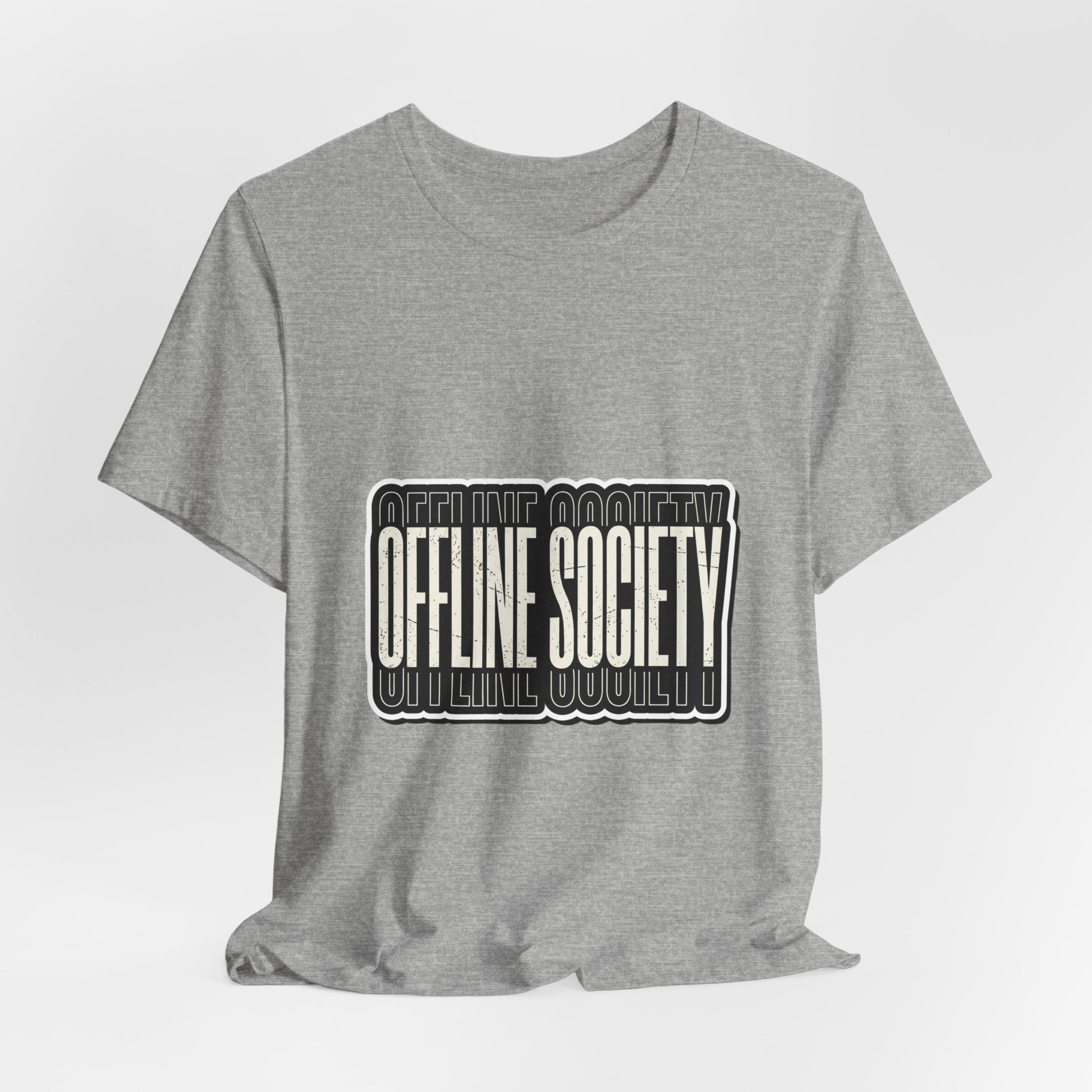 Offline Society Warp Logo Tee