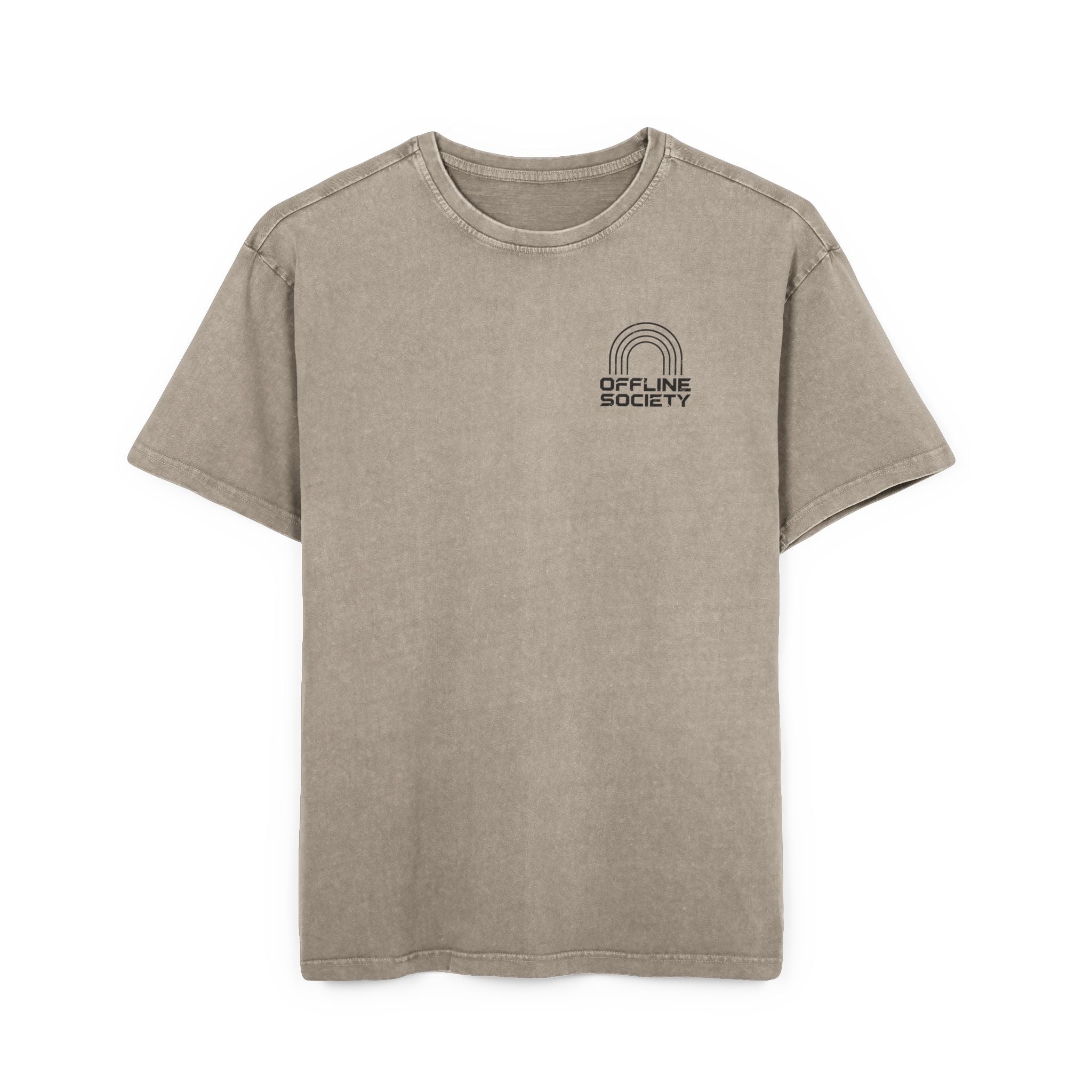 Offline Society Acid Wash Oversized Tee – Disconnect To Reconnect