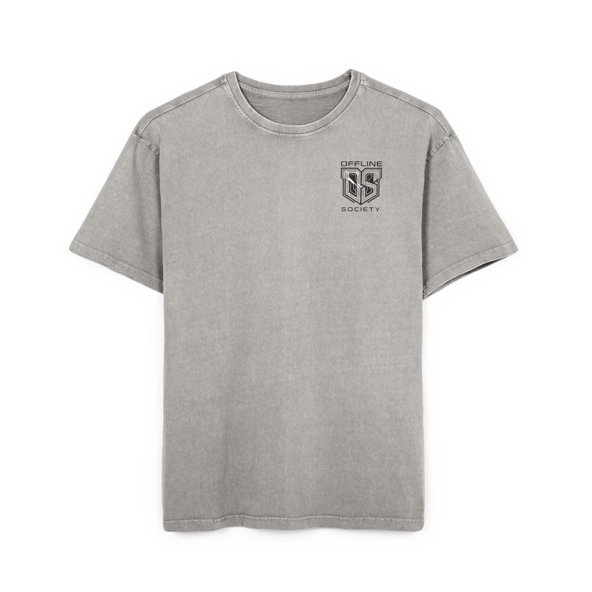 Offline Society Acid Wash Oversized Tee