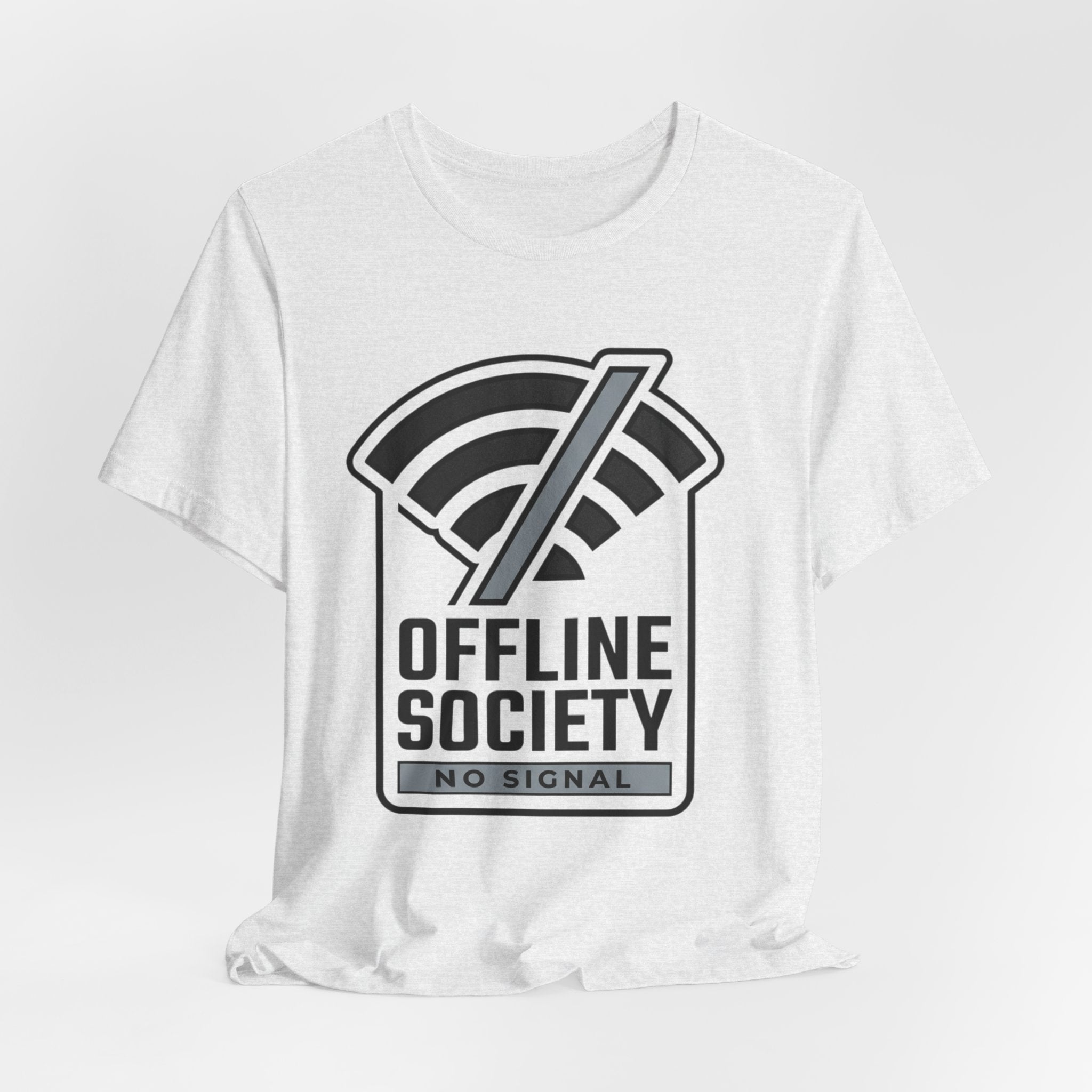Offline Society Minimal Tee — No Signal