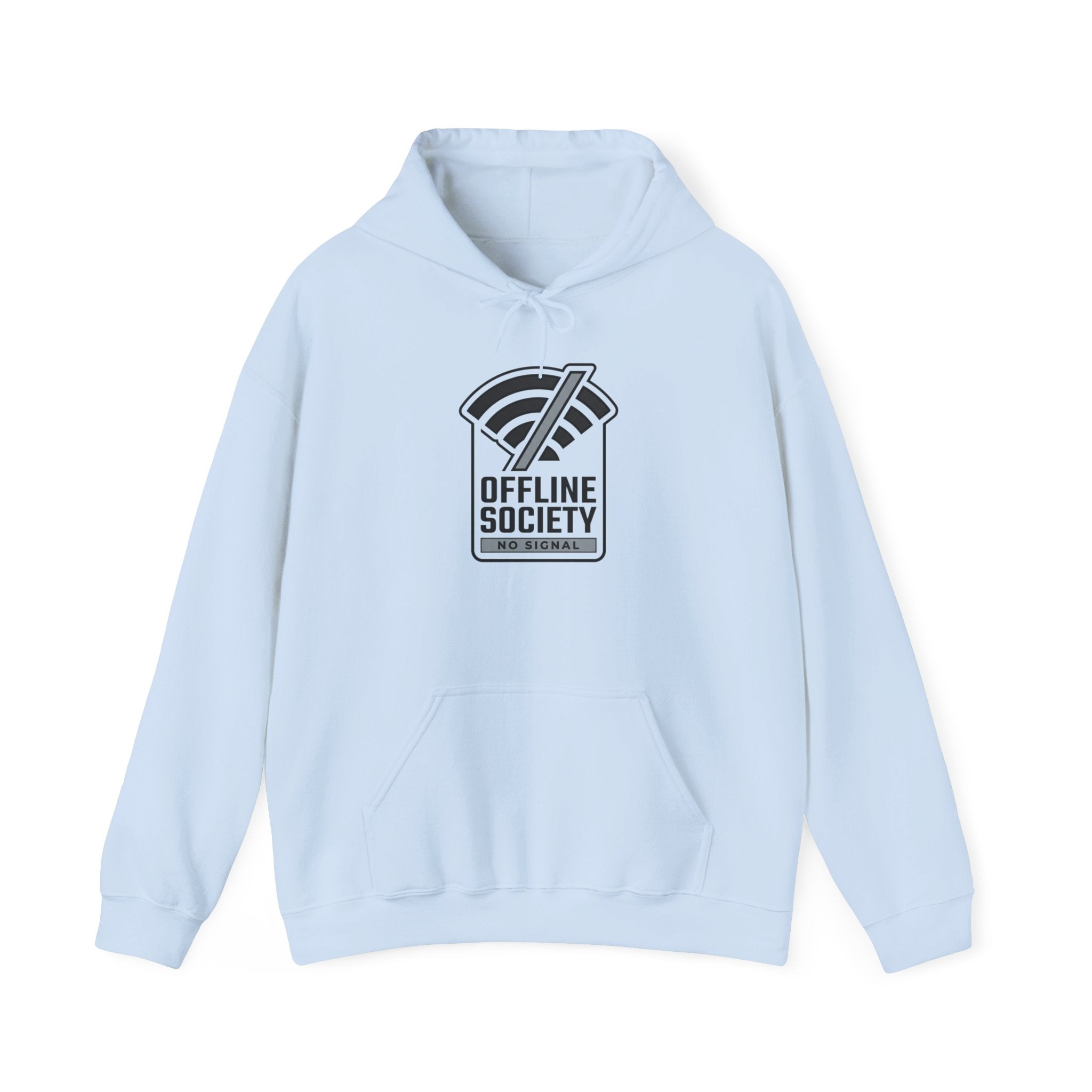 Offline Society “No Signal” Minimalist Hoodie