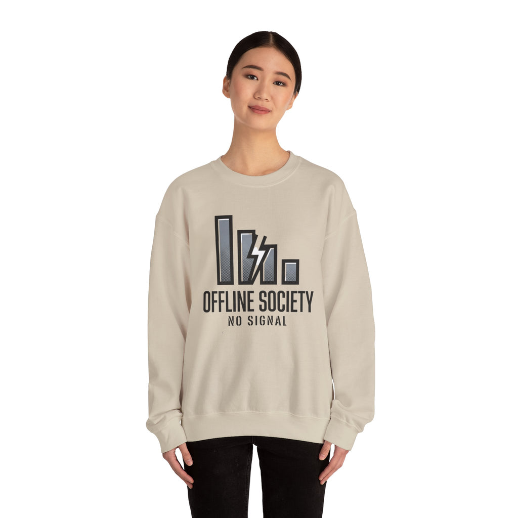 OFFLINE SOCIETY™ No Signal Crewneck