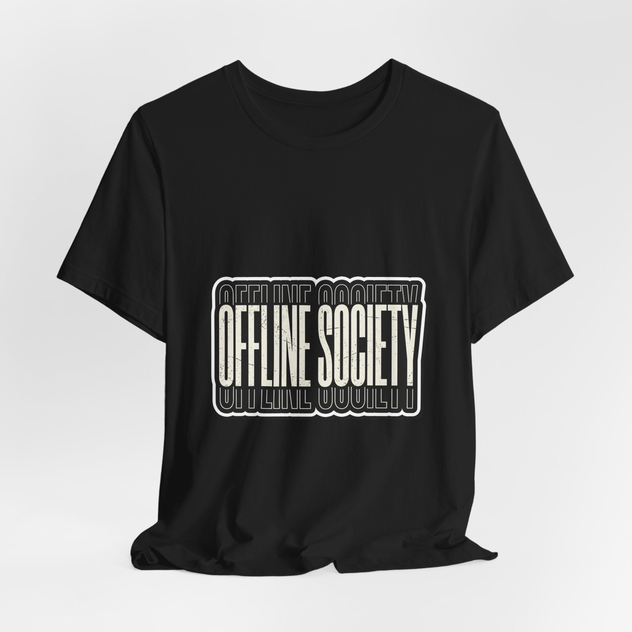 Offline Society Warp Logo Tee